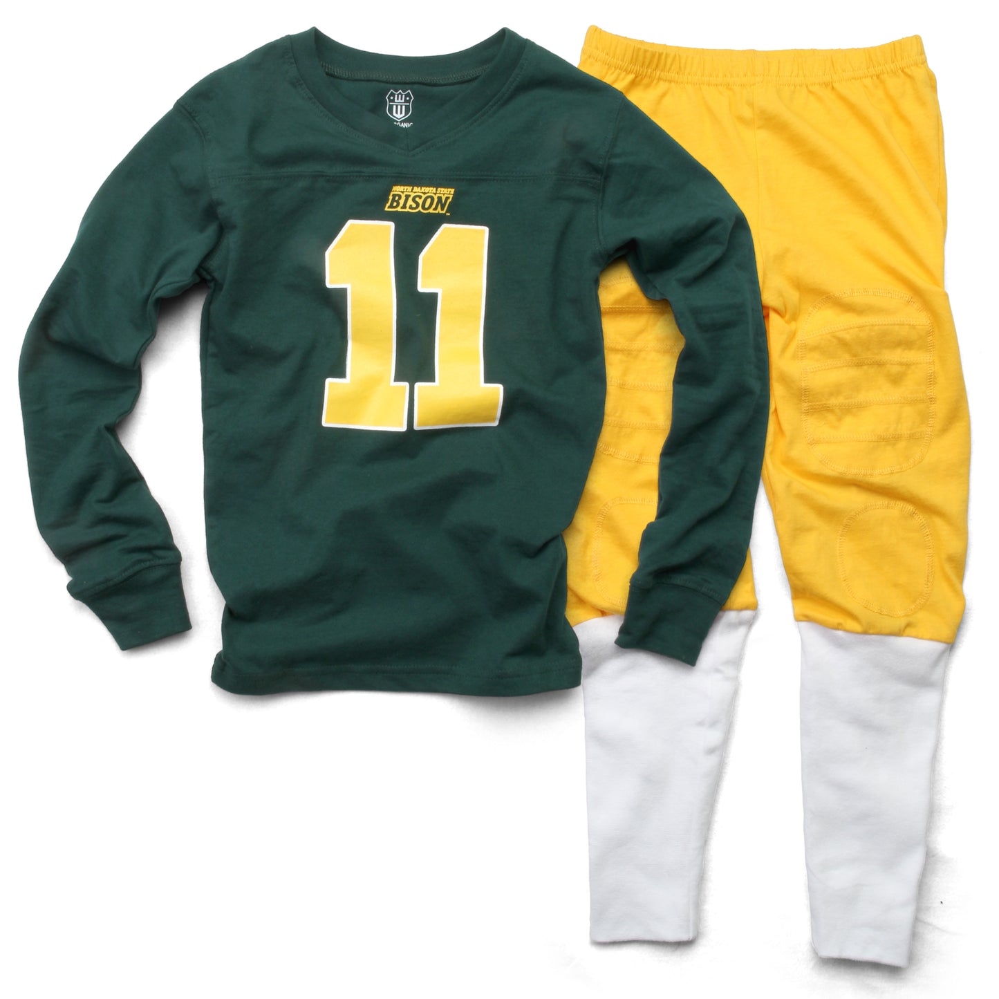 North Dakota State Bison Kids Football Pajama