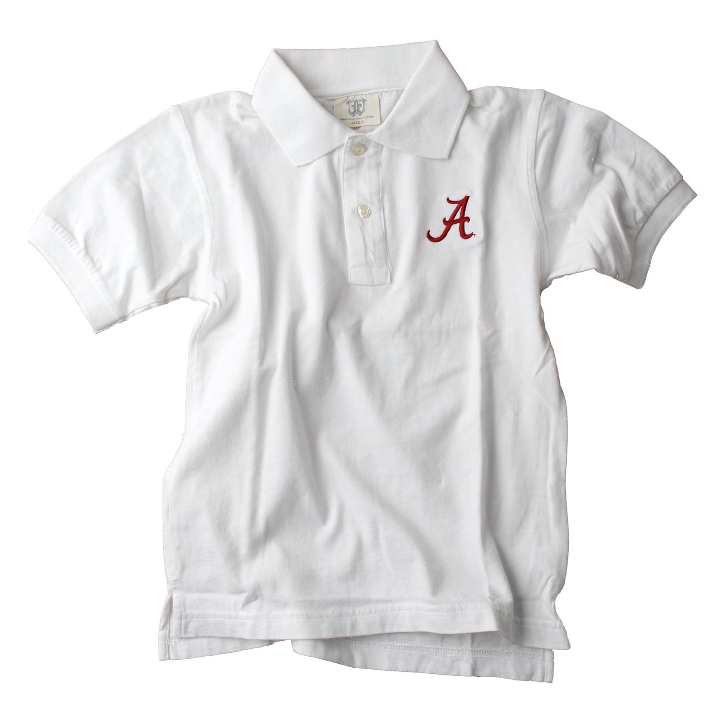 Alabama Crimson Tide Youth Boys Polo-White