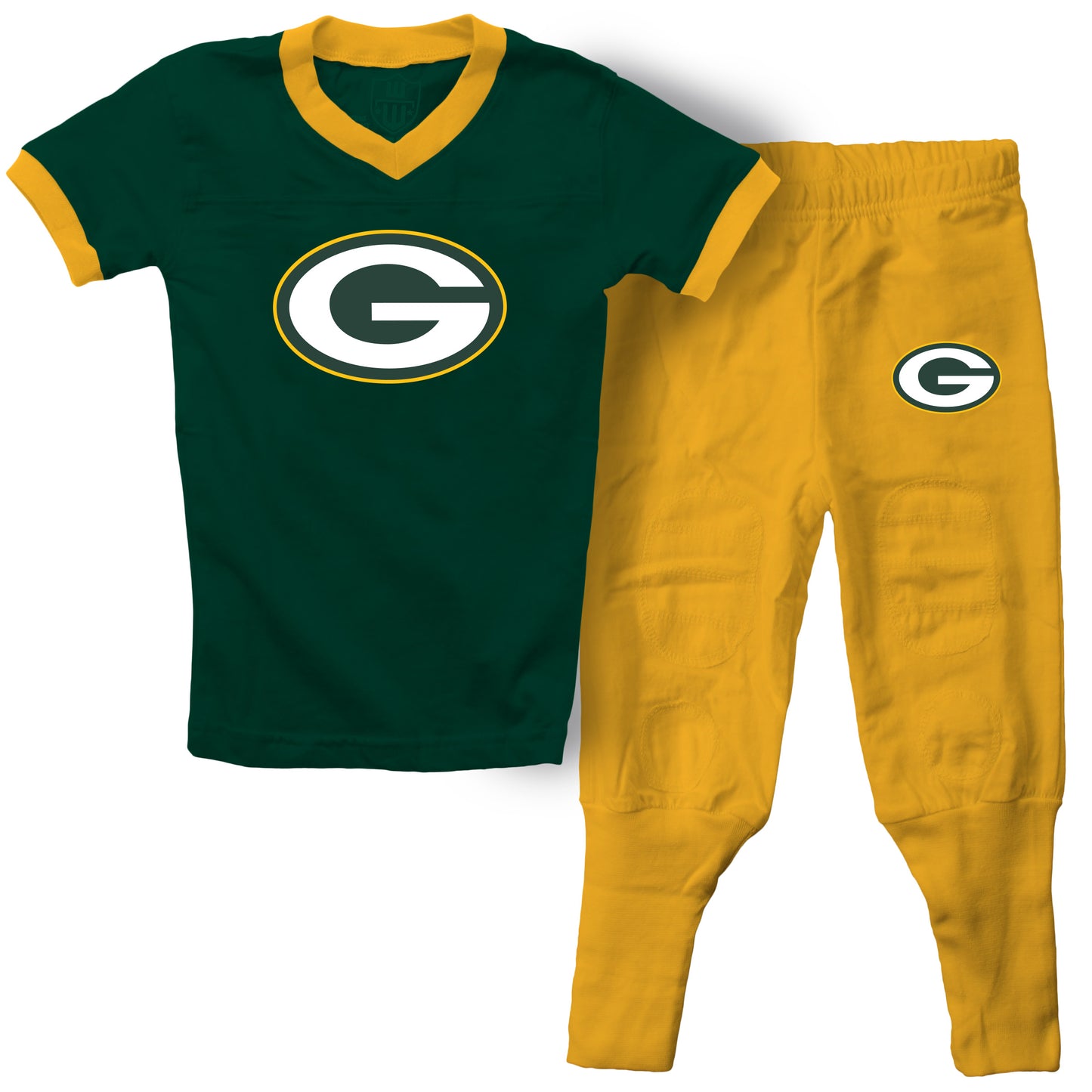 Green Bay Packers NFL Kids SS Football Pajama - Packers Green