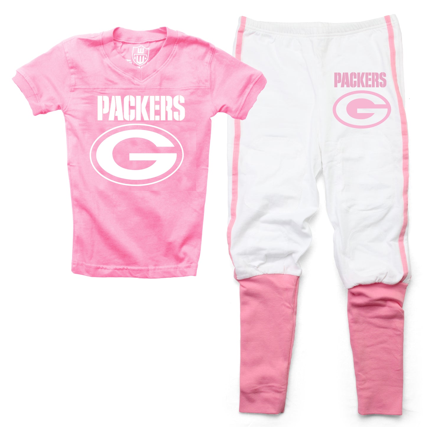 Green Bay Packers NFL Kids SS Football Pajama - Passion