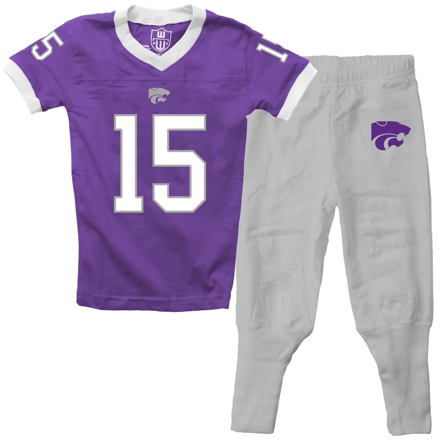 Kansas State Wildcats Kids SS Football Pajama