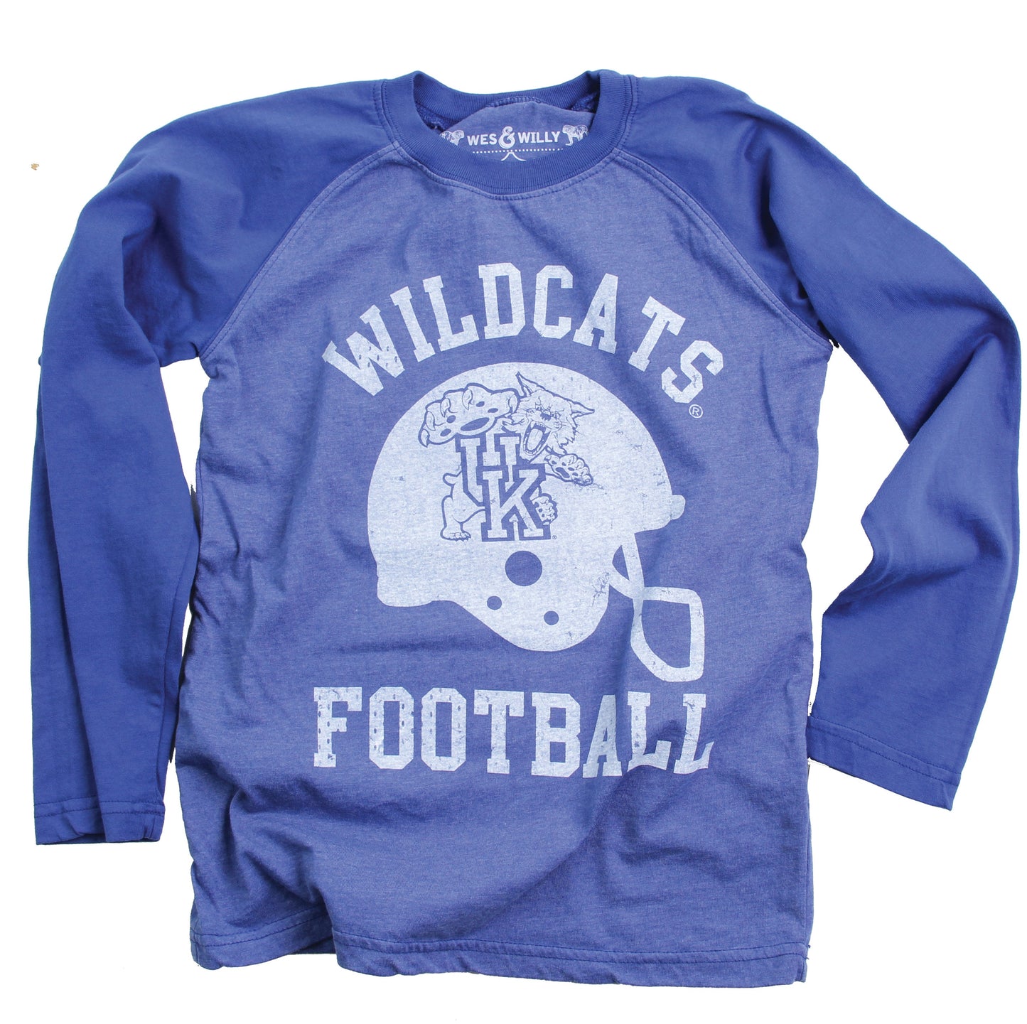 Kentucky Wildcats Youth Boys Football Raglan