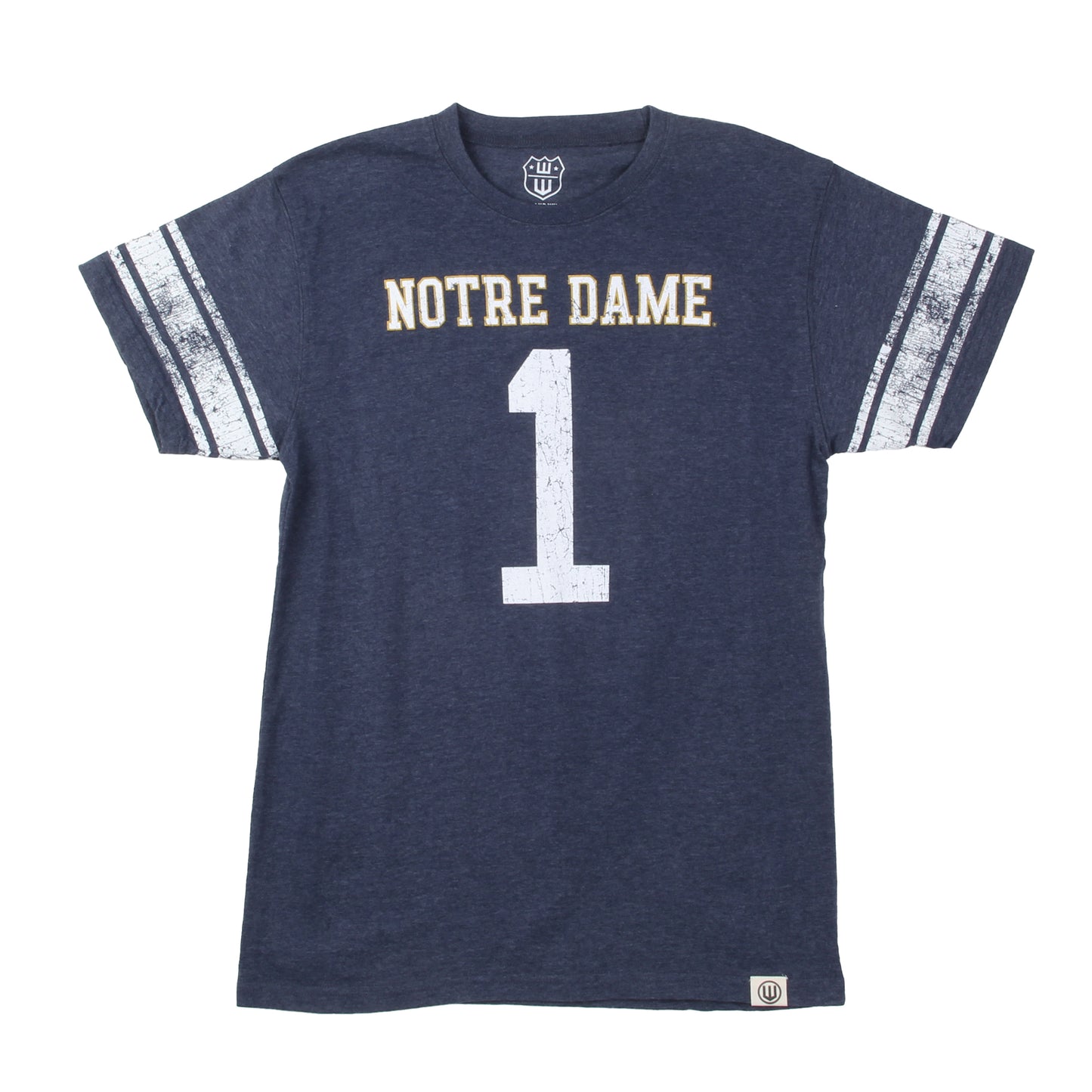 Notre Dame Fighting Irish Youth Sleeve Stripe Tee