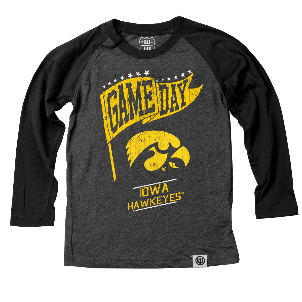 Iowa Hawkeyes Youth Boys Game Day Raglan