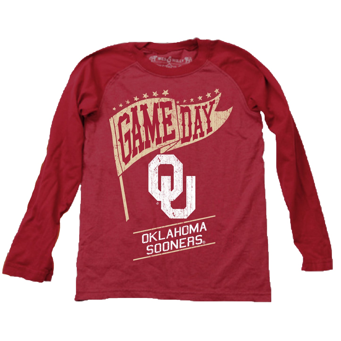 Oklahoma Sooners Youth Boys Game Day Raglan