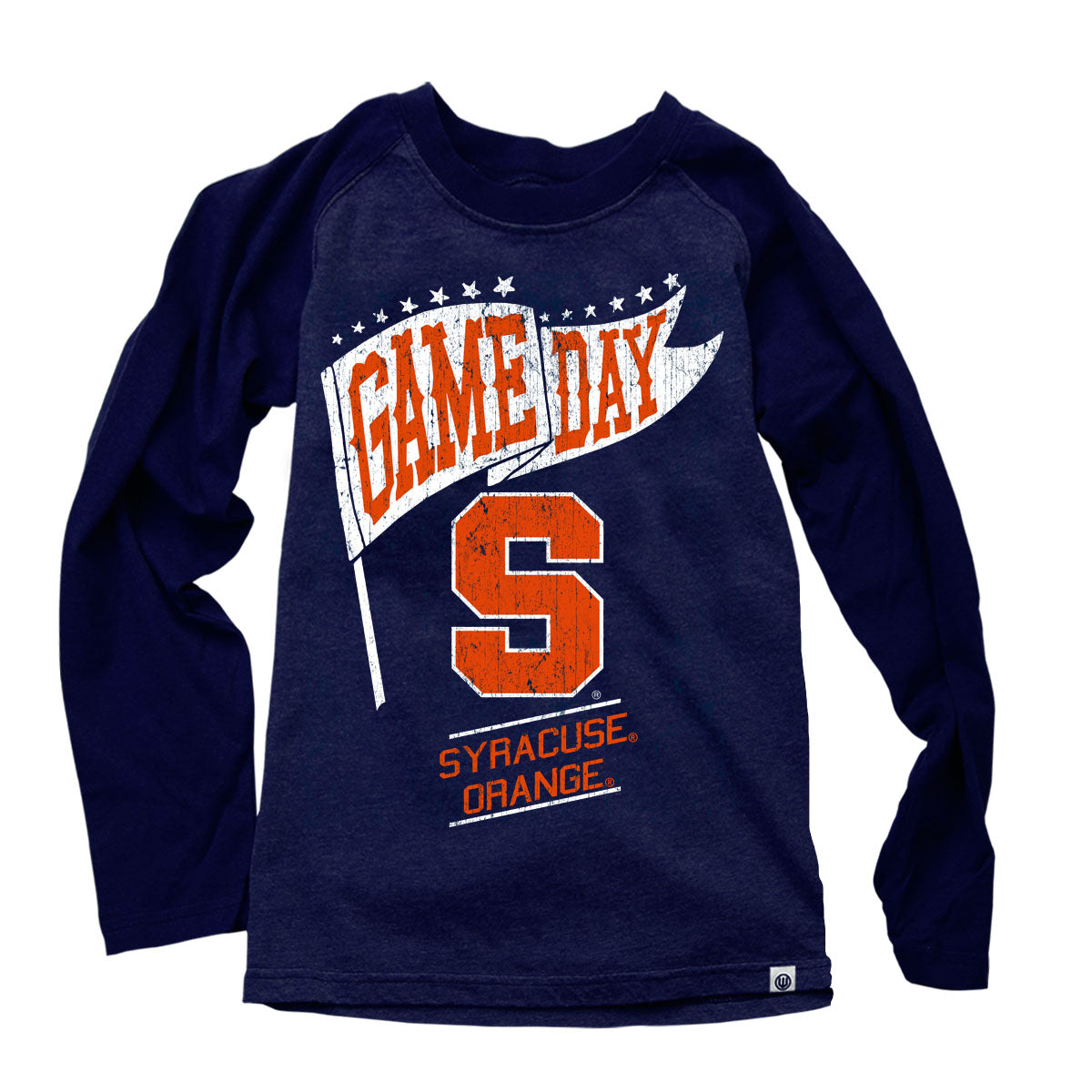 Syracuse Orange Youth Boys Blend LS Raglan