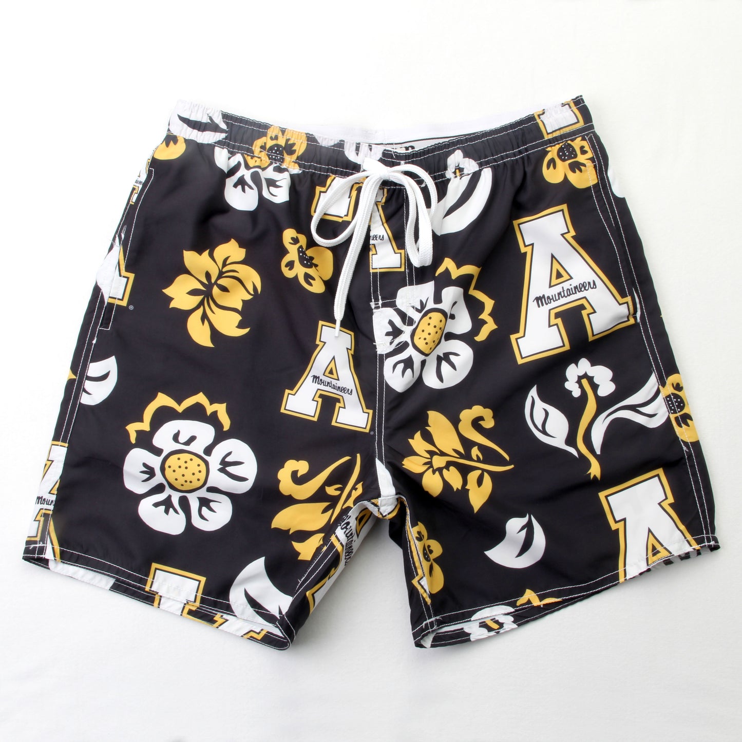 Appalachian State Mountaineers Men's Floral Swim Trunk