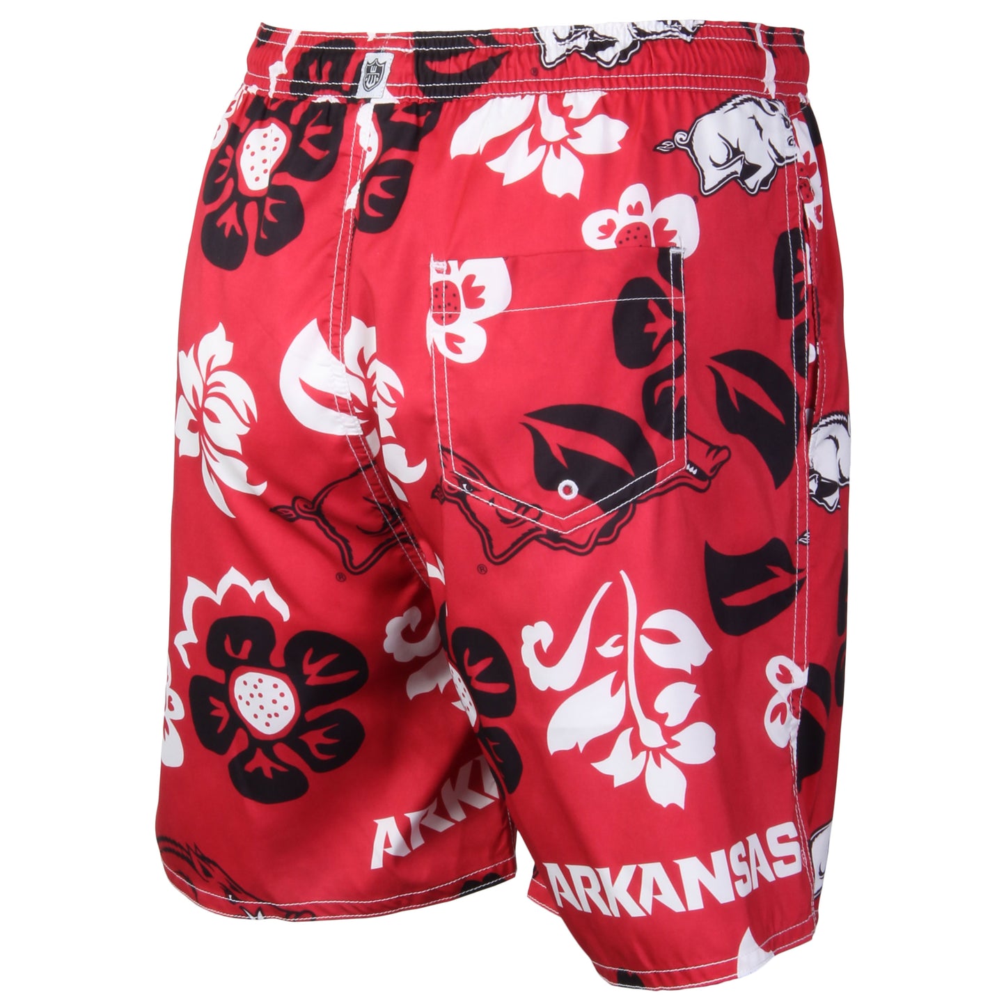 Arkansas Razorbacks Men's Floral Swim Trunk