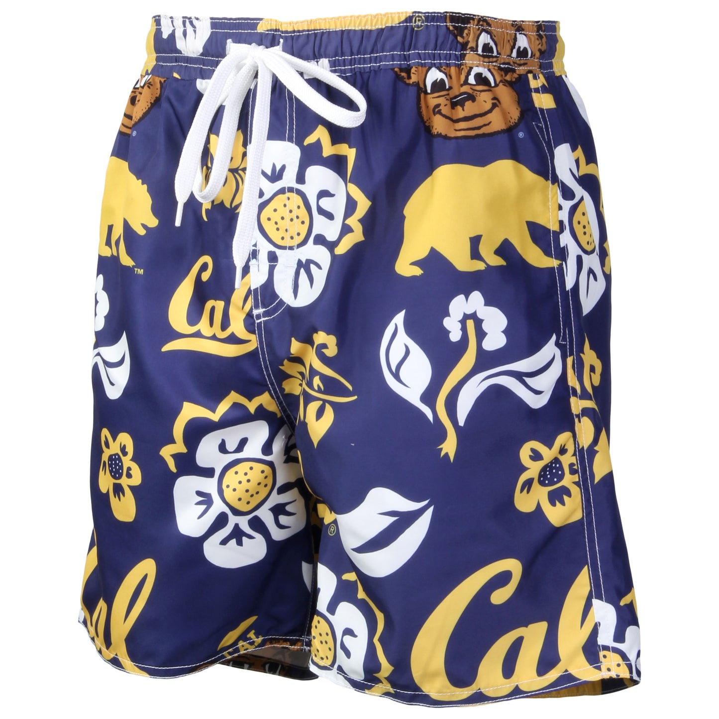 California Golden Bears Men's Floral Swim Trunk
