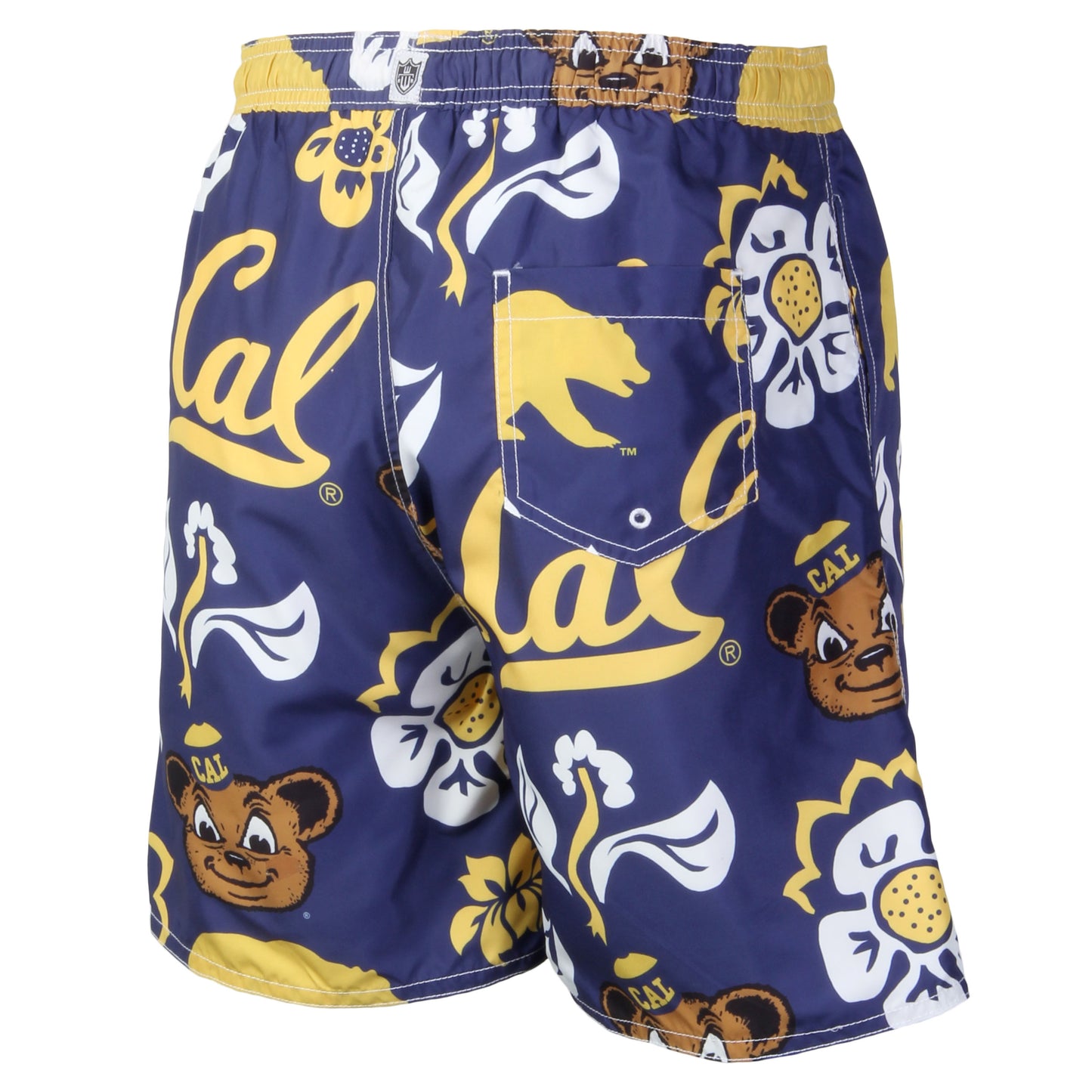 California Golden Bears Men's Floral Swim Trunk