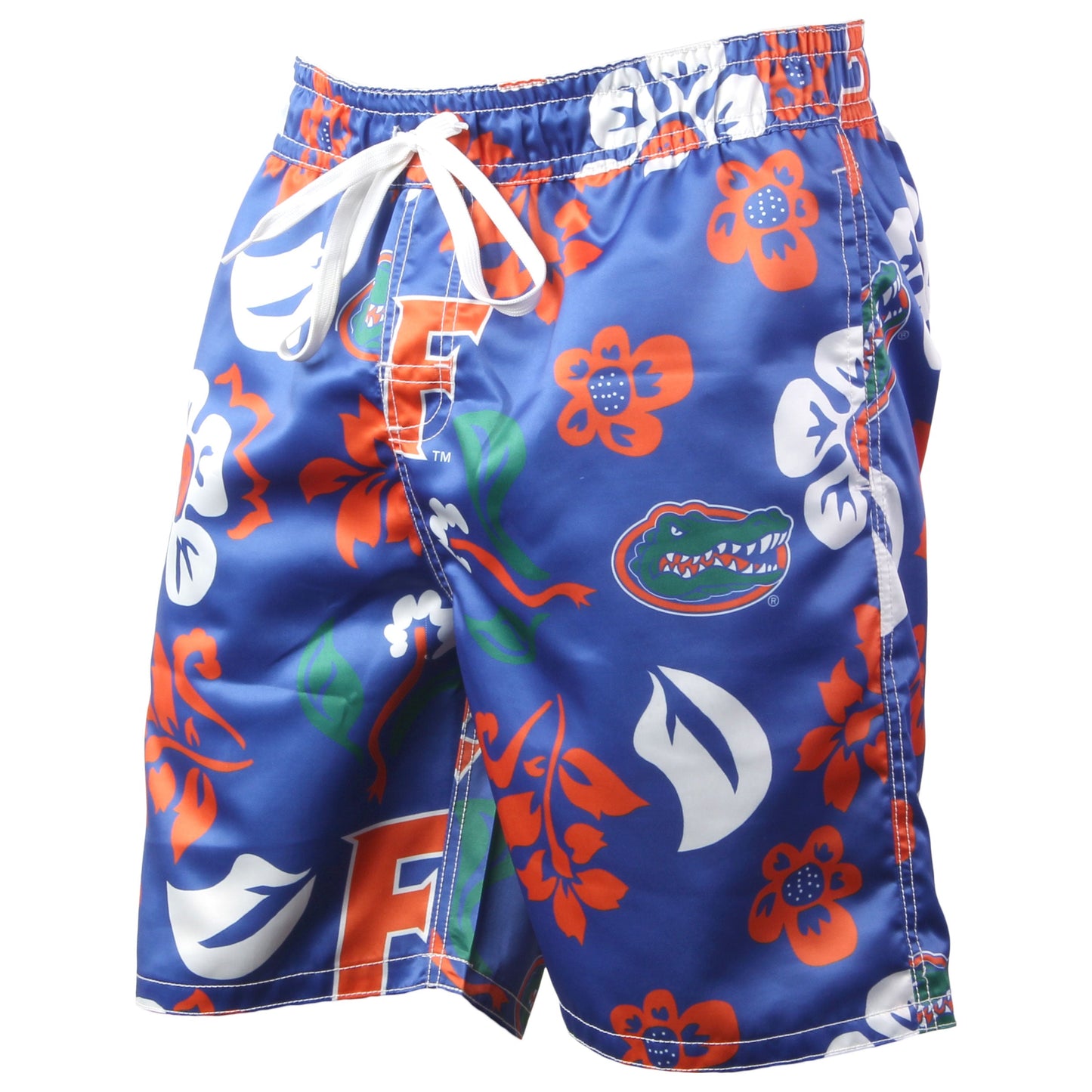 Florida Gators Mens Floral Swim Trunks
