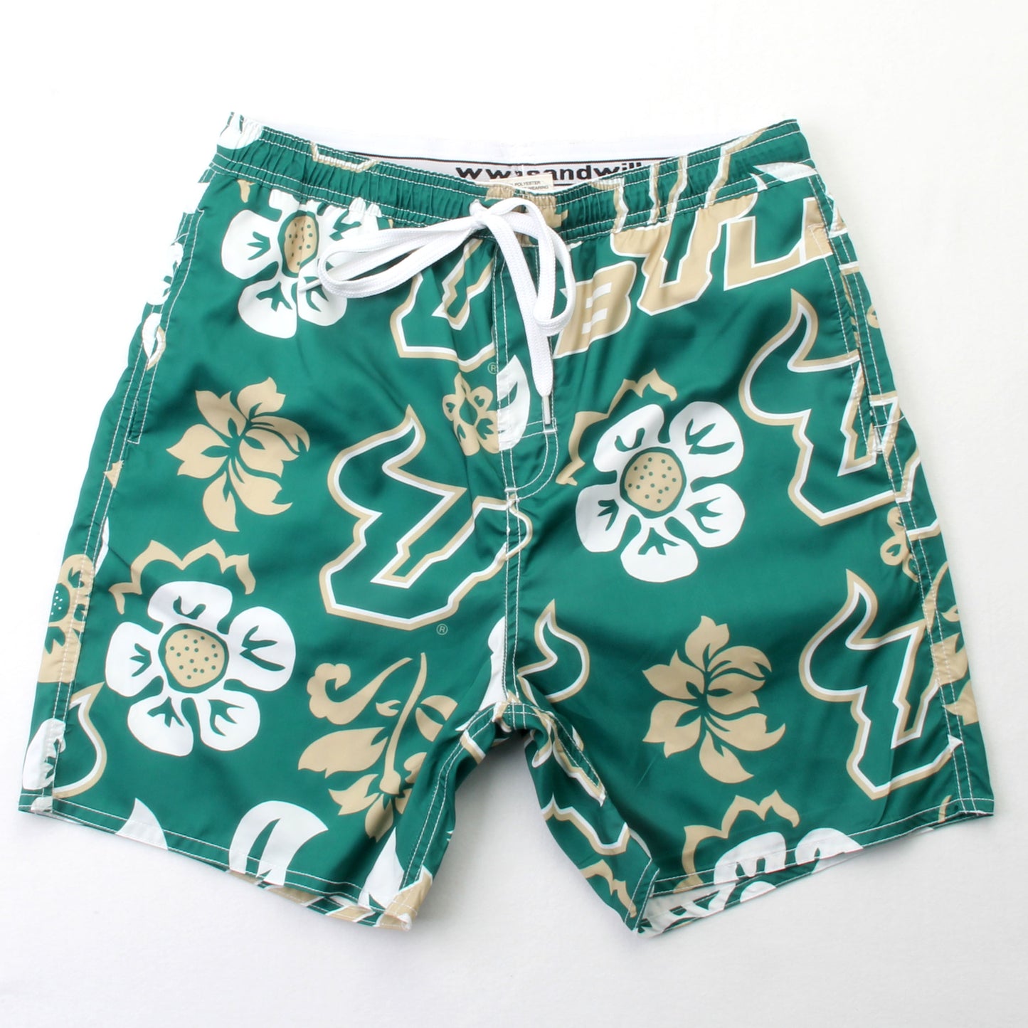 South Florida Bulls Men's Floral Swim Trunk
