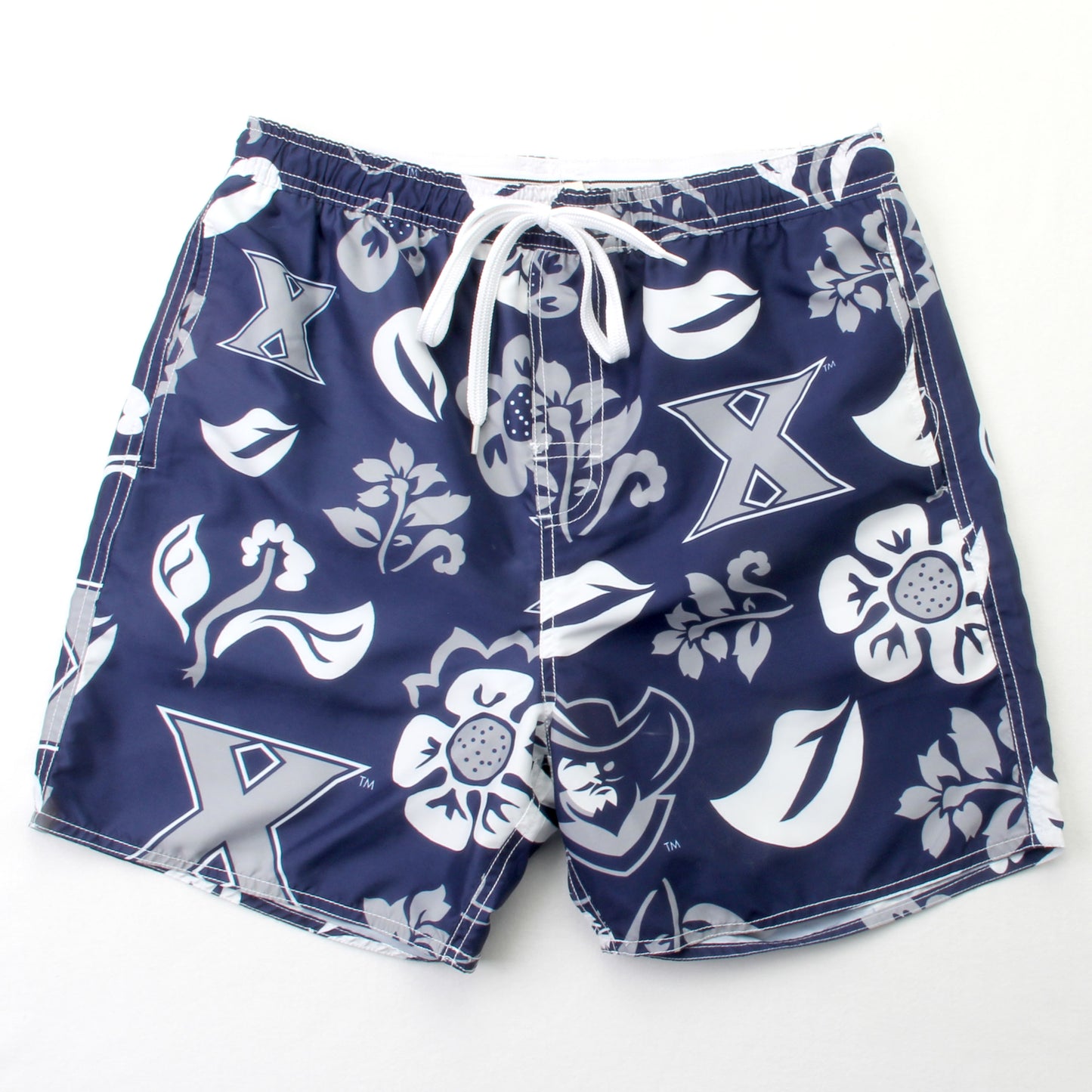 Xavier Musketeers Men's Floral Swim Trunk
