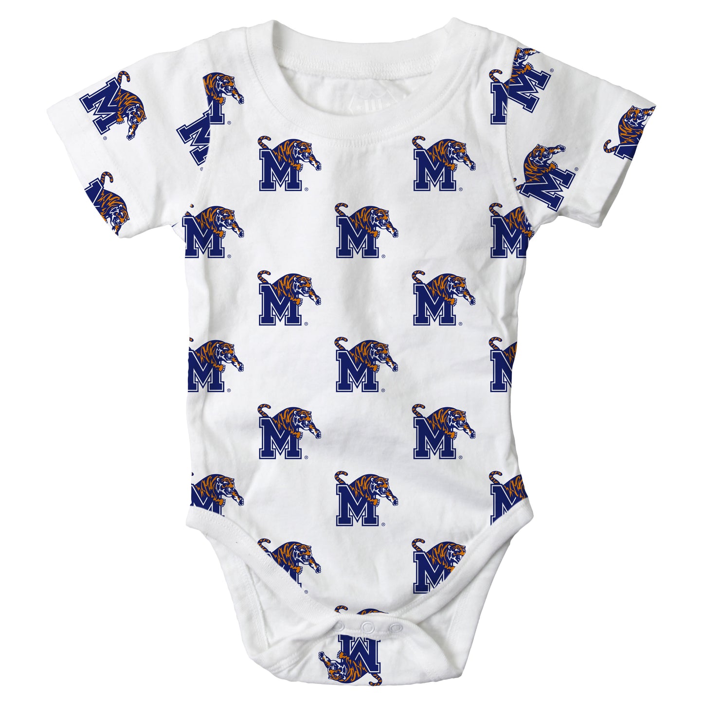 Memphis Tigers Infant Allover Printed Bodysuit