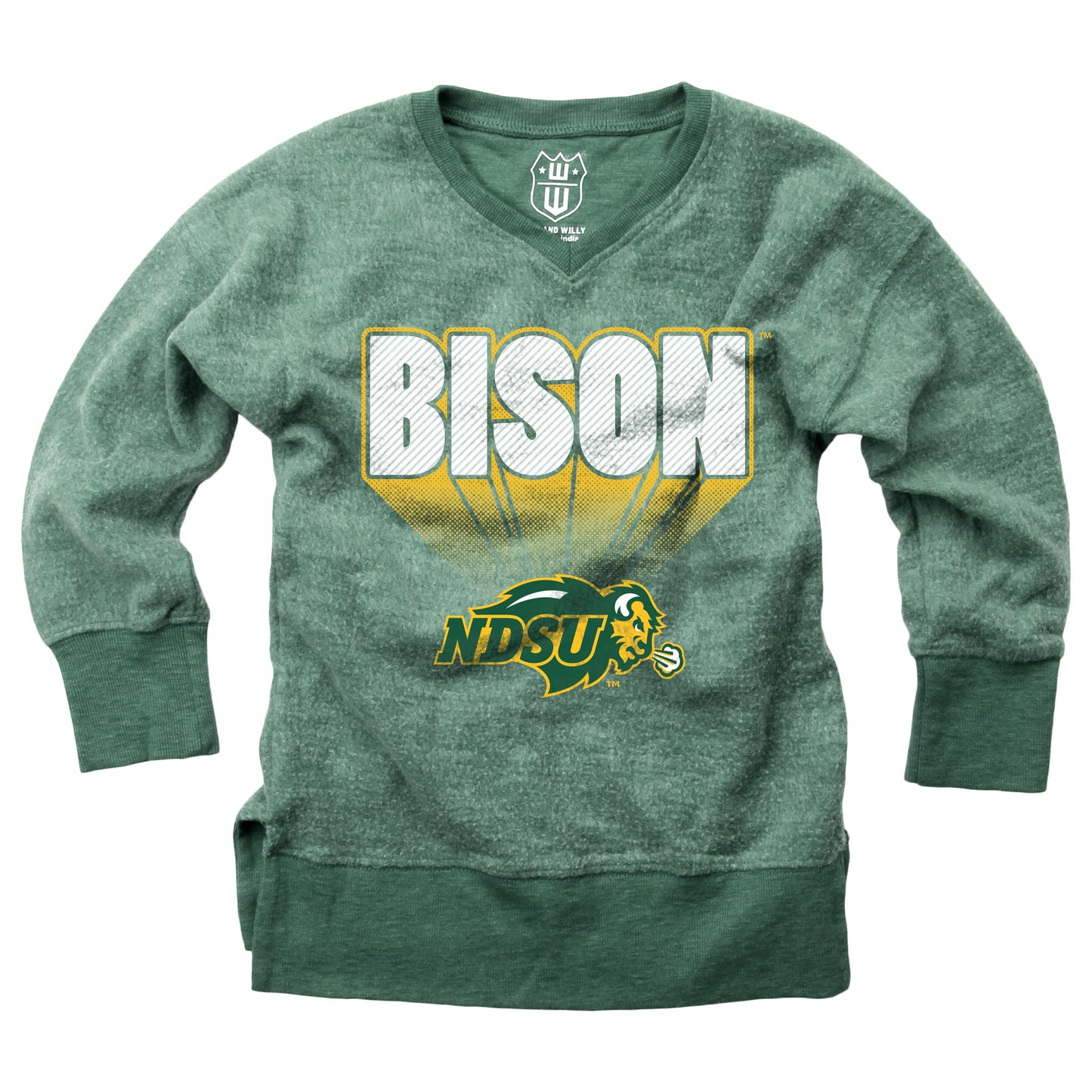 North Dakota State Bison Youth Girls Fleece Tunic