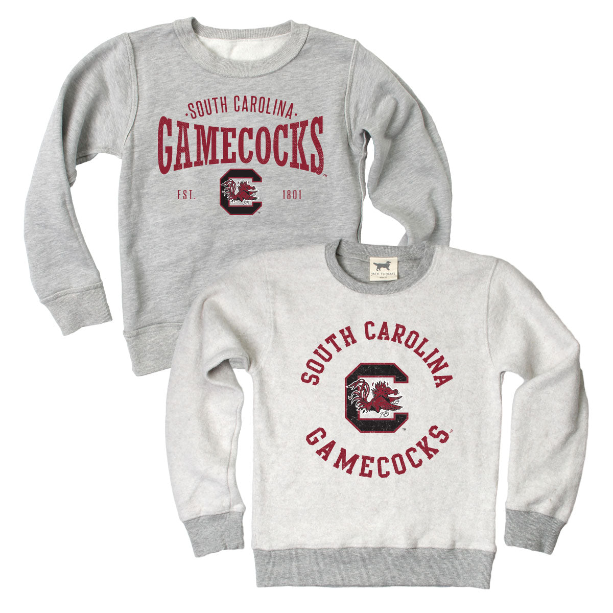 South Carolina Gamecocks Youth Boys Reverse Fleece Sweatshirt