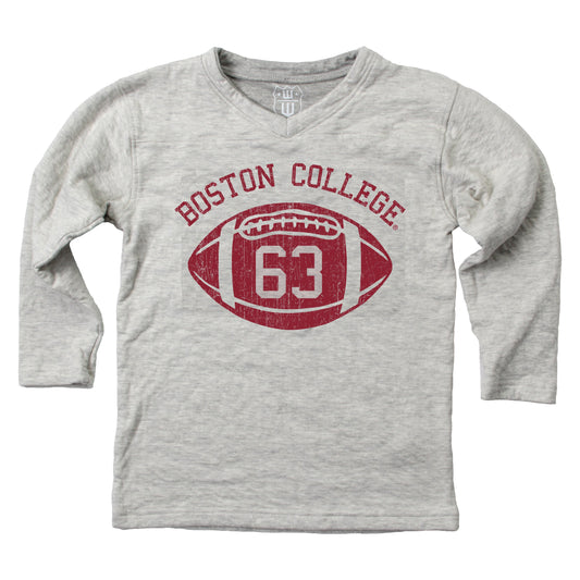 Boston College Eagles  Youth V-Neck Football Shirt