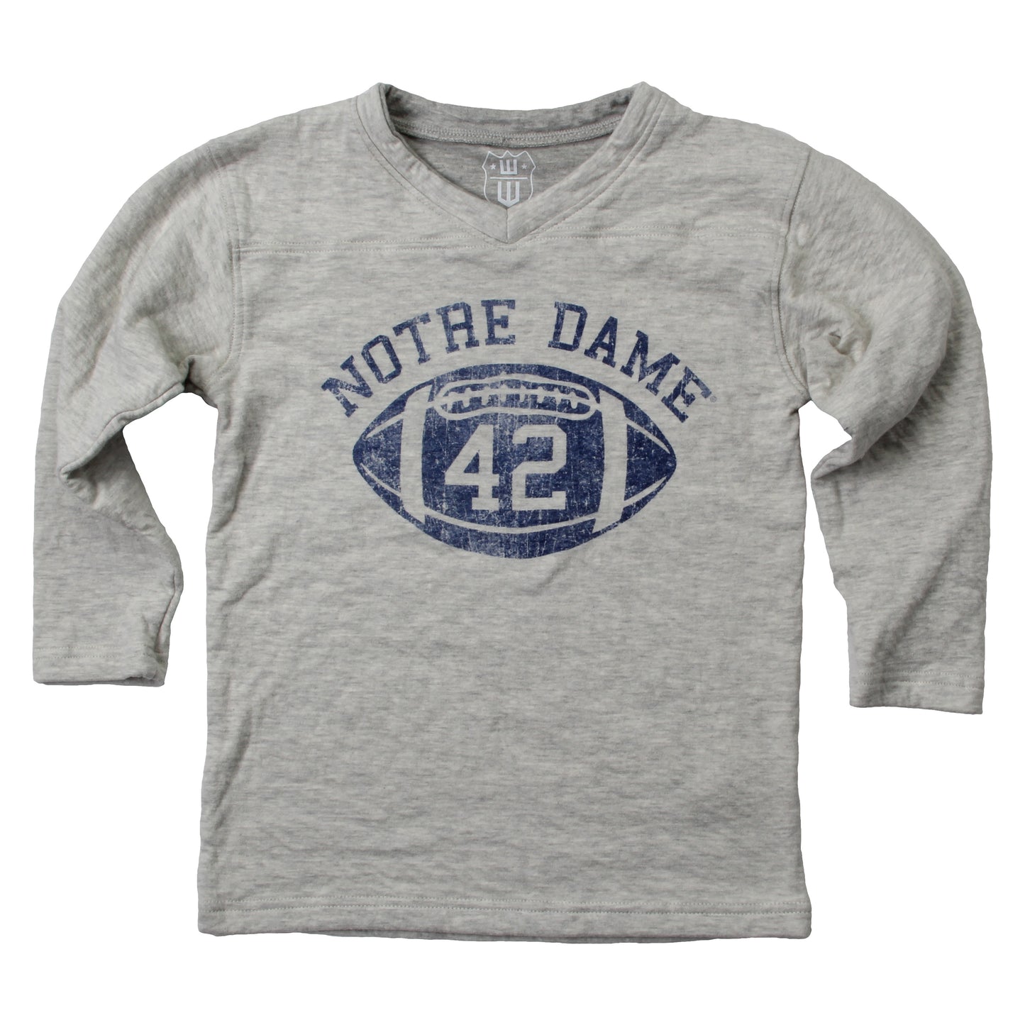 Notre Dame Fighting Irish Youth Boys V-Neck Football Shirt