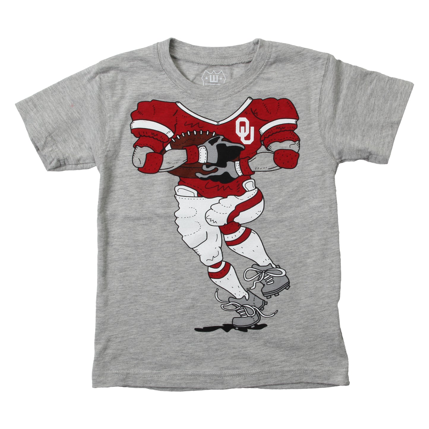 Oklahoma Sooners Youth Boys Football Player SS Tee