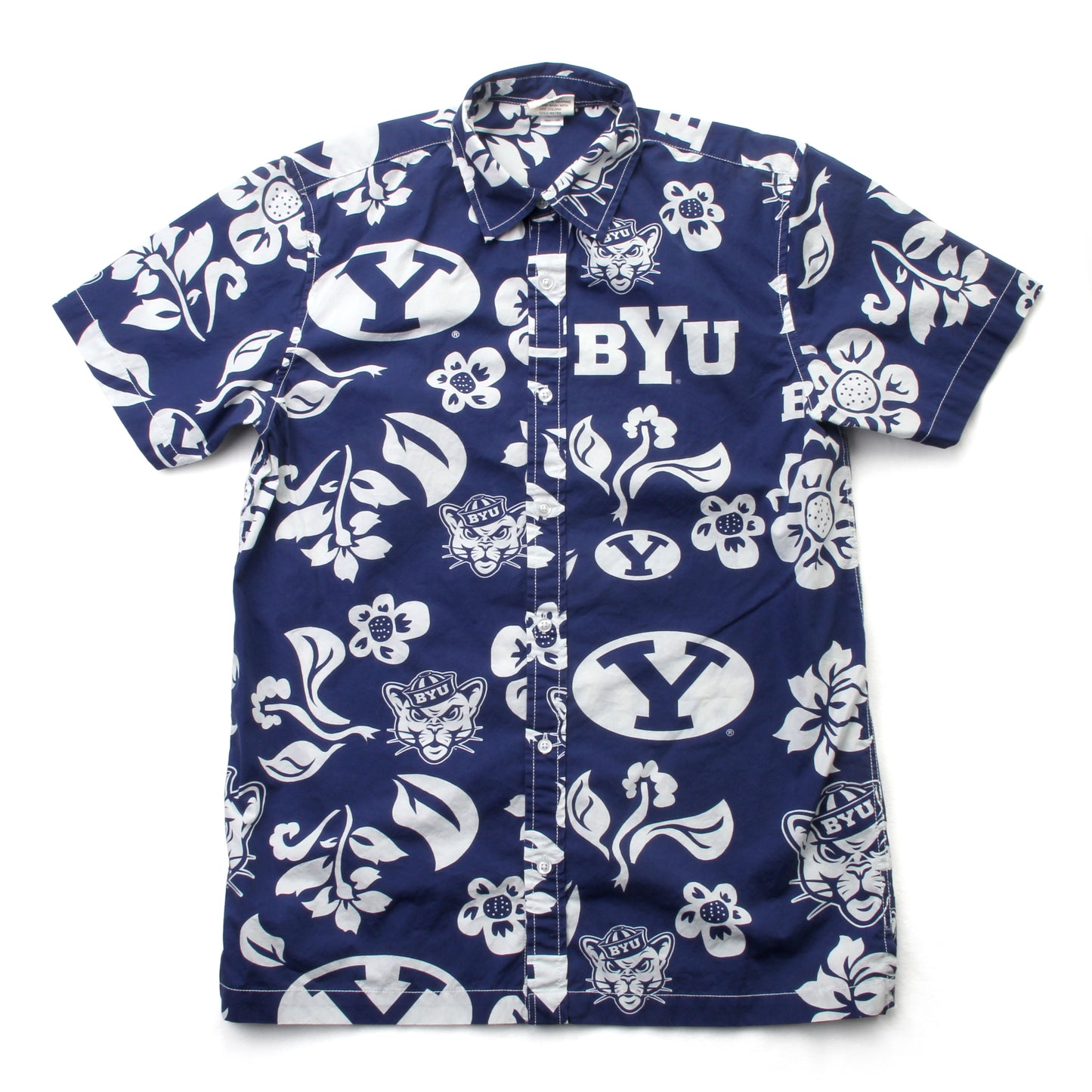 BYU Cougars Men's Floral Shirt