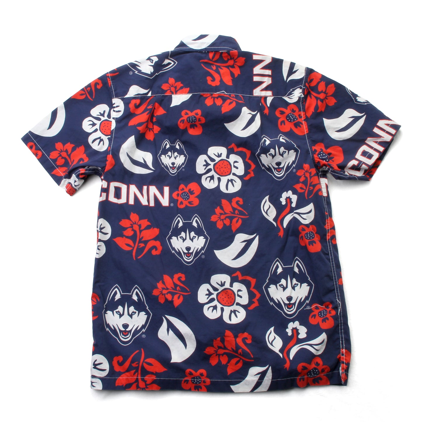UConn Huskies Men's Floral Shirt