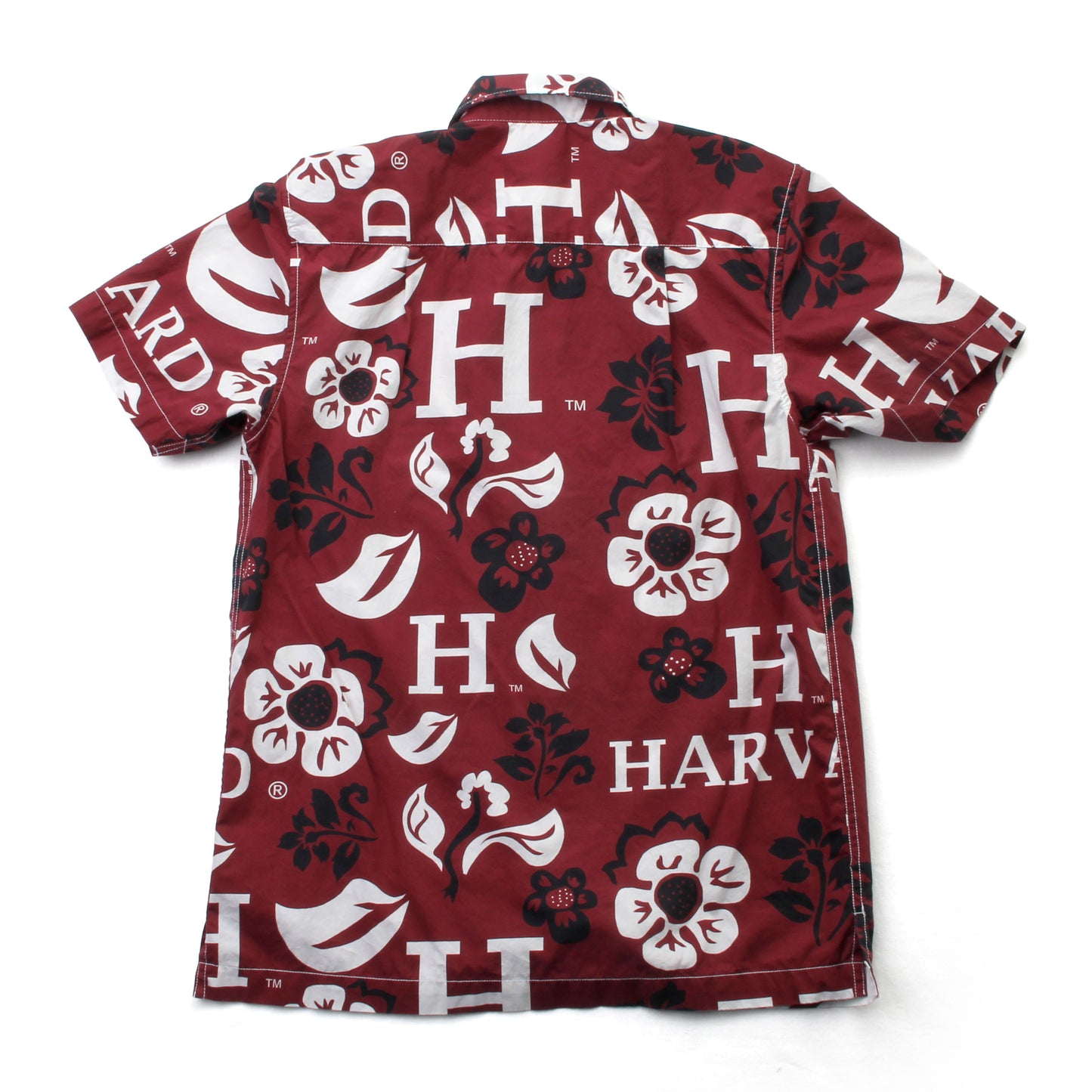 Harvard Crimson Men's Floral Shirt