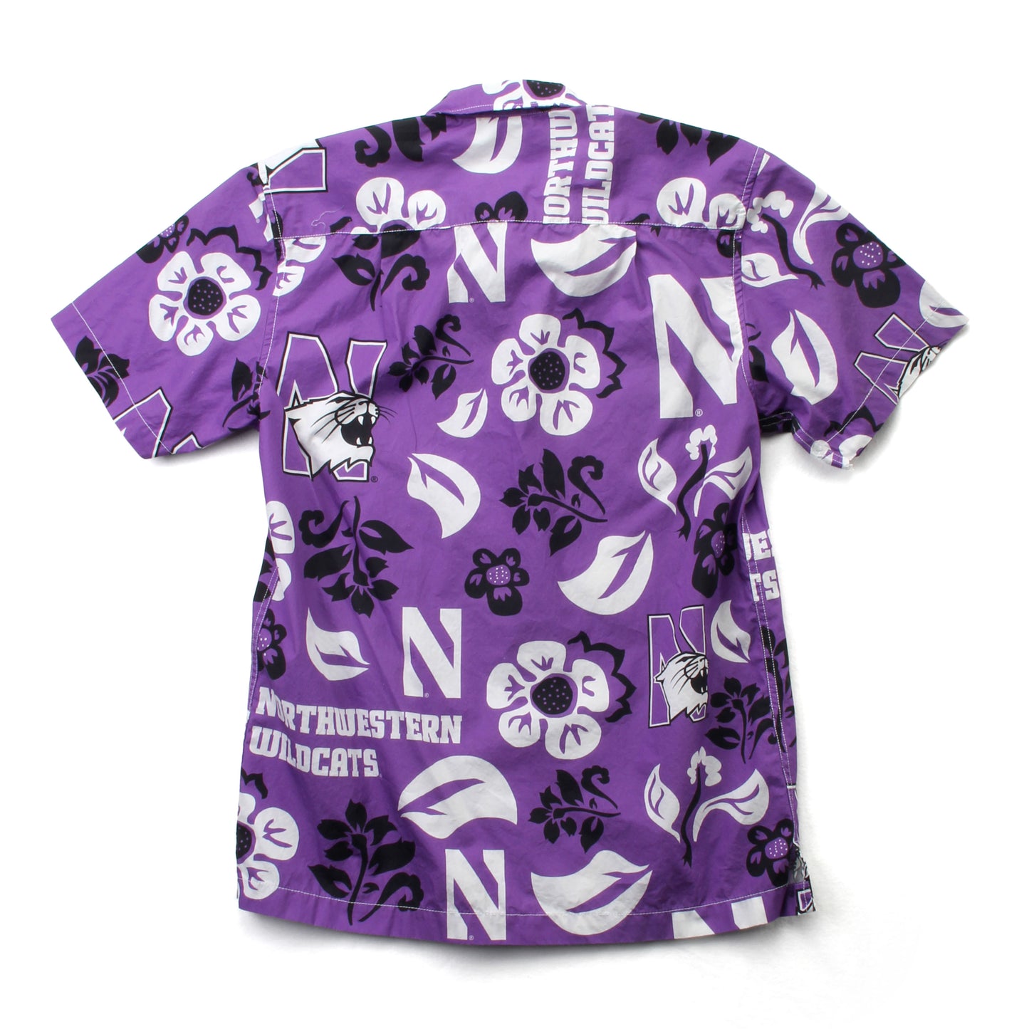 Northwestern Wildcats Men's Floral Shirt