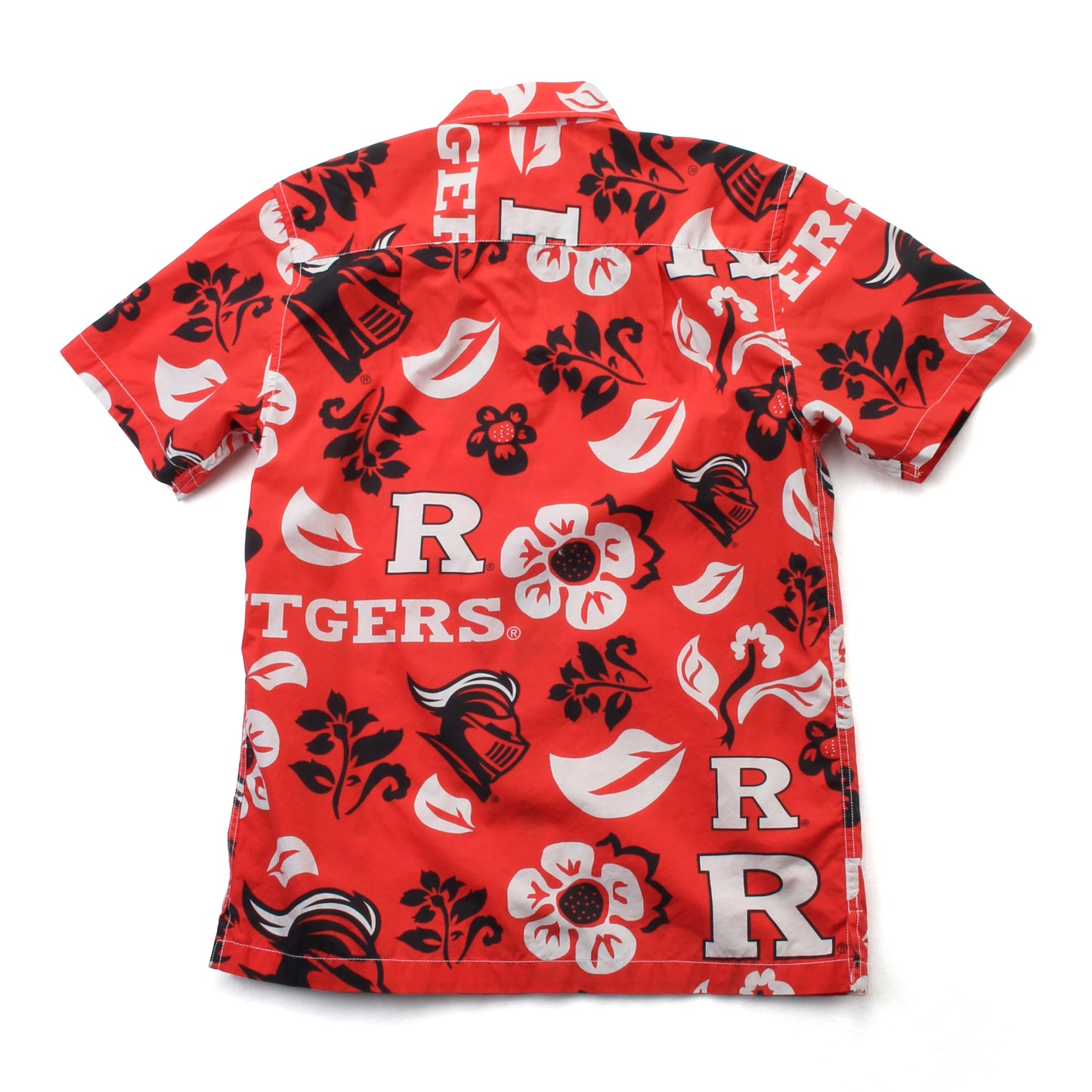 Rutgers Scarlet Knights Men's Floral Shirt