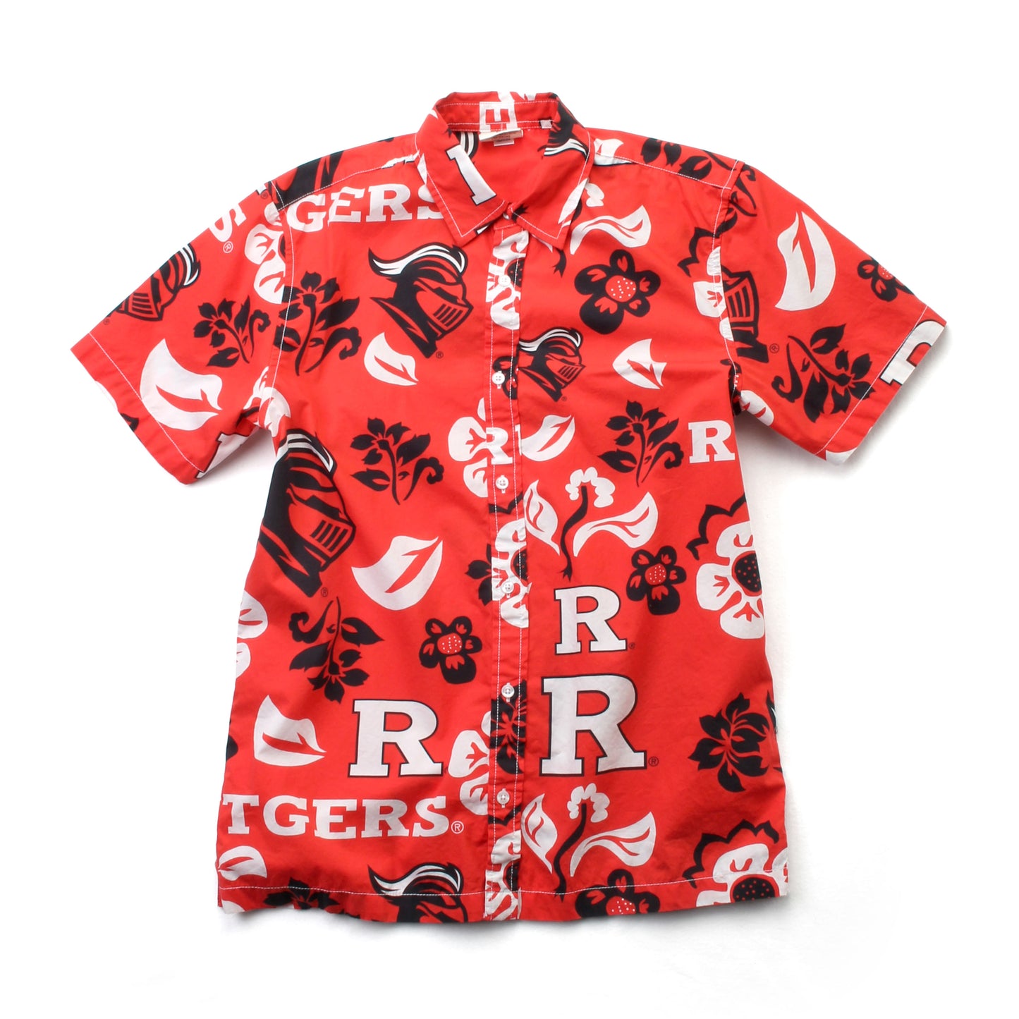 Rutgers Scarlet Knights Men's Floral Shirt
