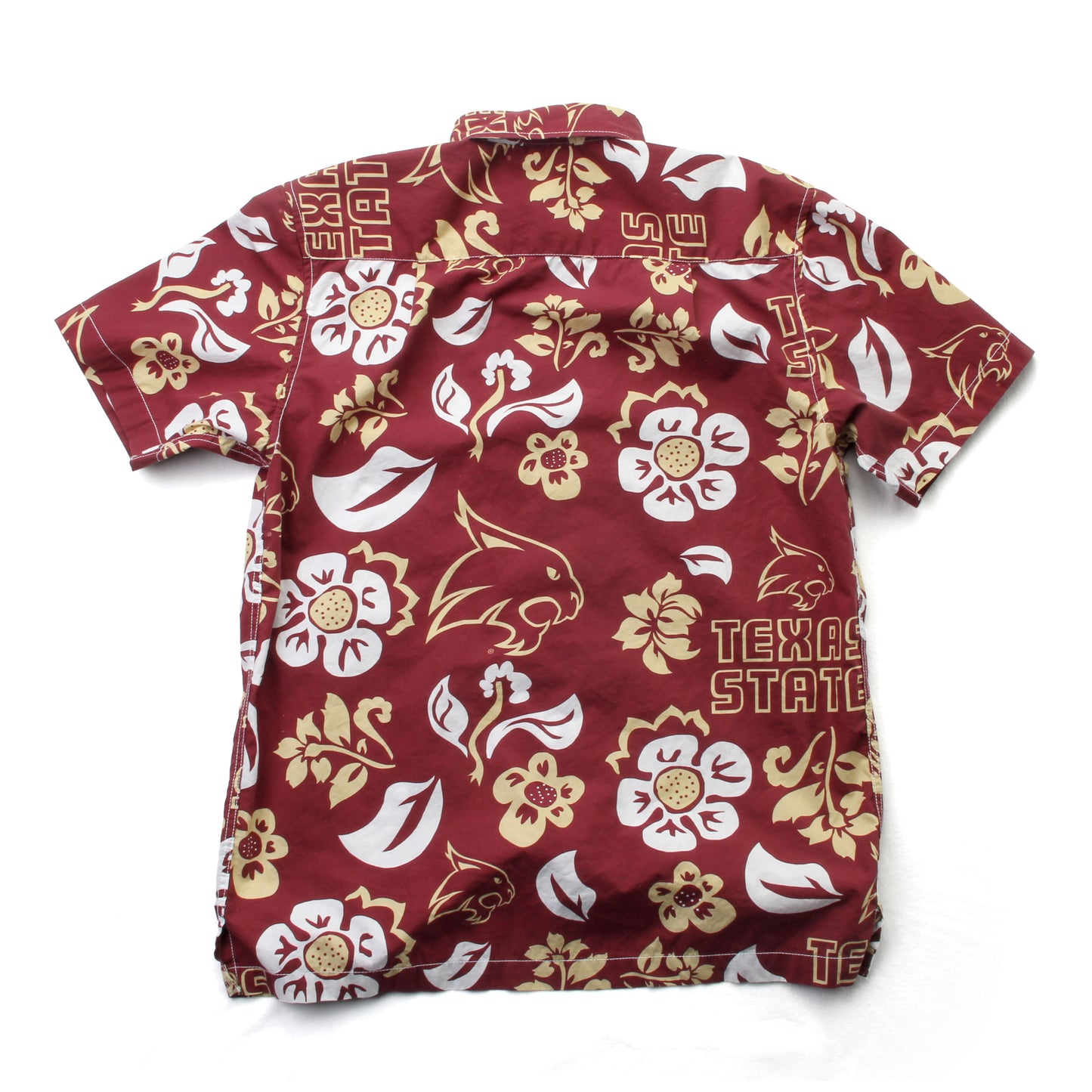 Texas State Bobcats Men's Floral Shirt