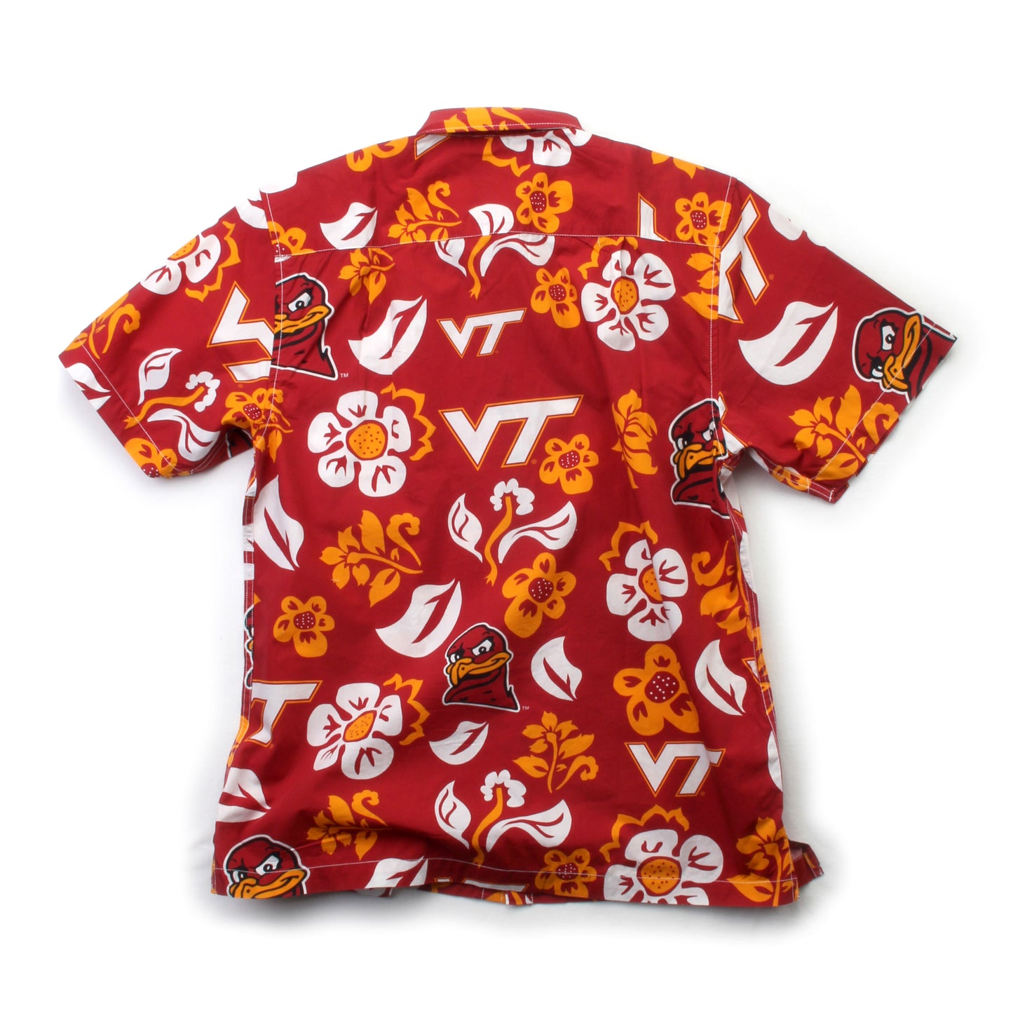 Virginia Tech Hokies Men's Floral Shirt