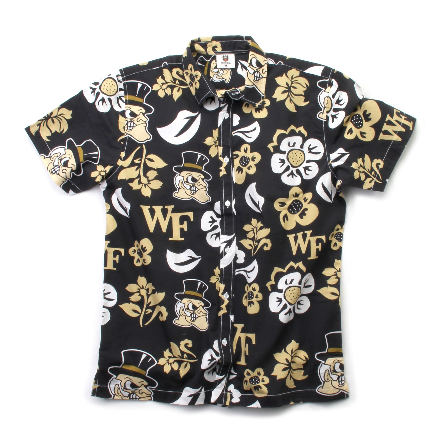 Wake Forest Demon Deacons Men's Floral Shirt