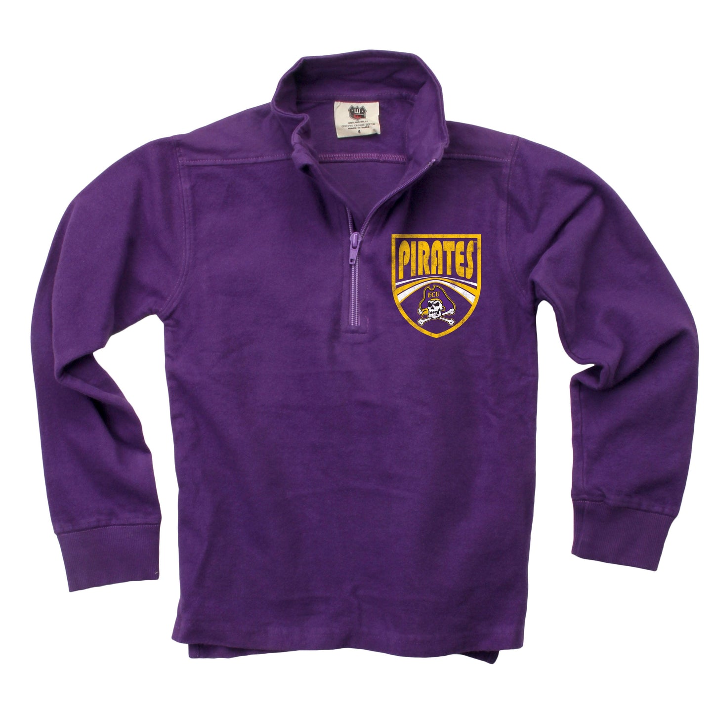 ECU Pirates Youth Boys Fleece 1/4 Zip