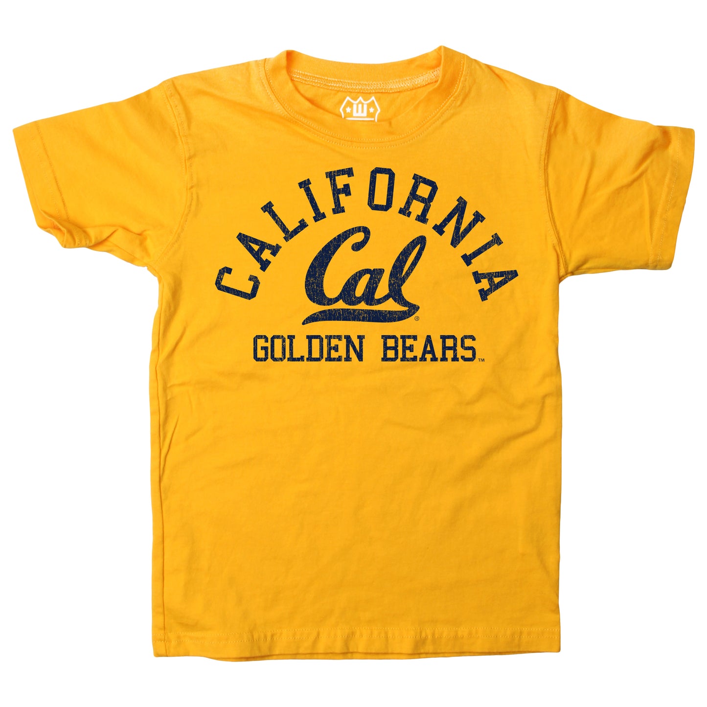 CAL Golden Bears NCAA Kids S/S Organic Cotton Tee Shirt - Bold Gold