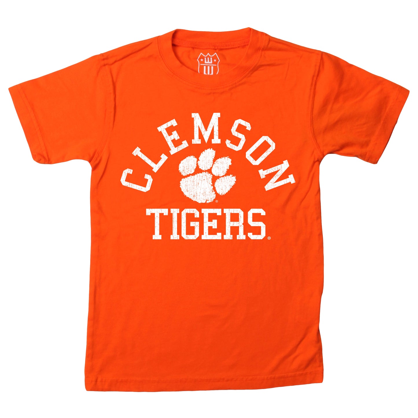 Clemson Tigers NCAA Kids S/S Organic Cotton Tee Shirt - Orange