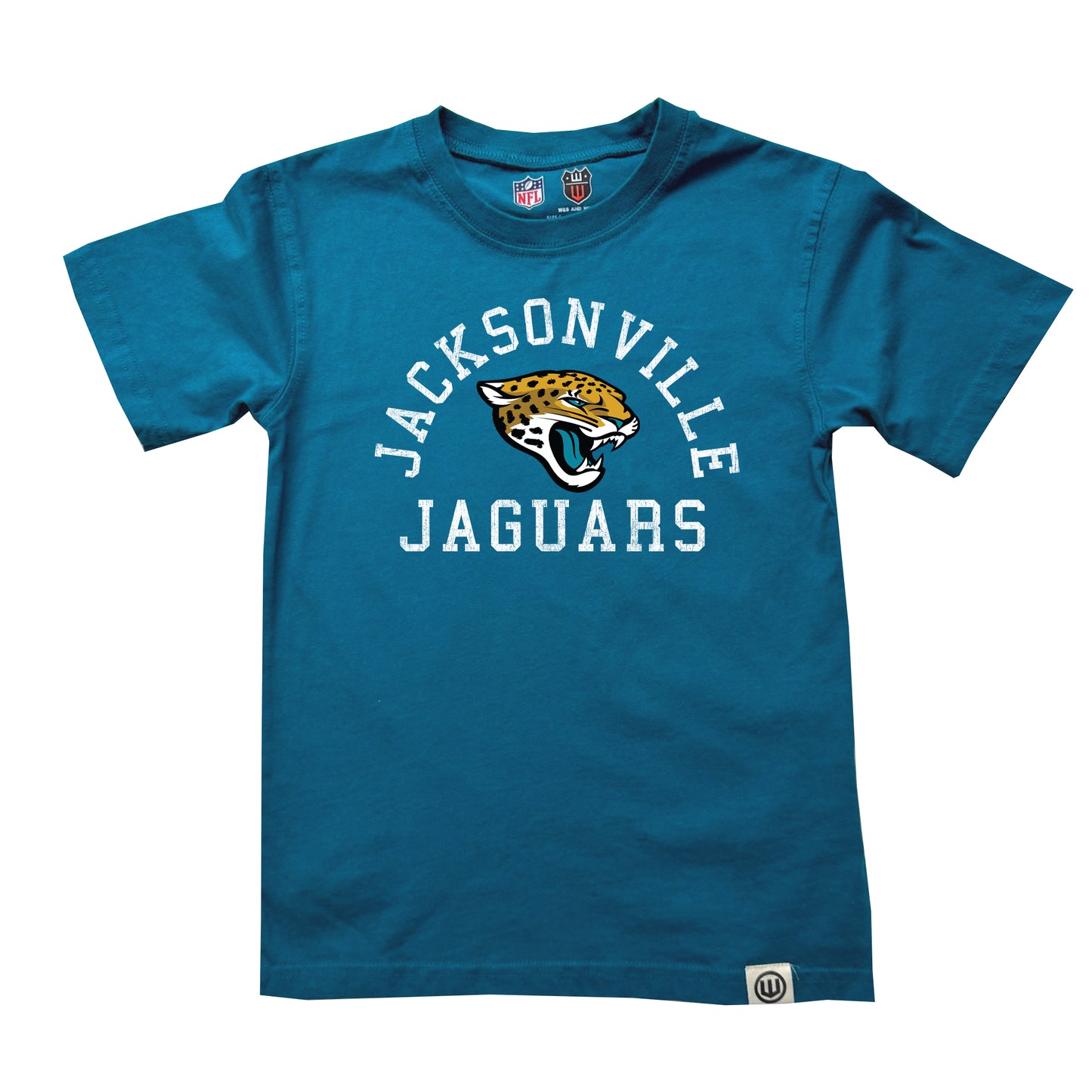 Jacksonville Jaguars NFL Youth Boys Organic Cotton Tee-Jags Teal