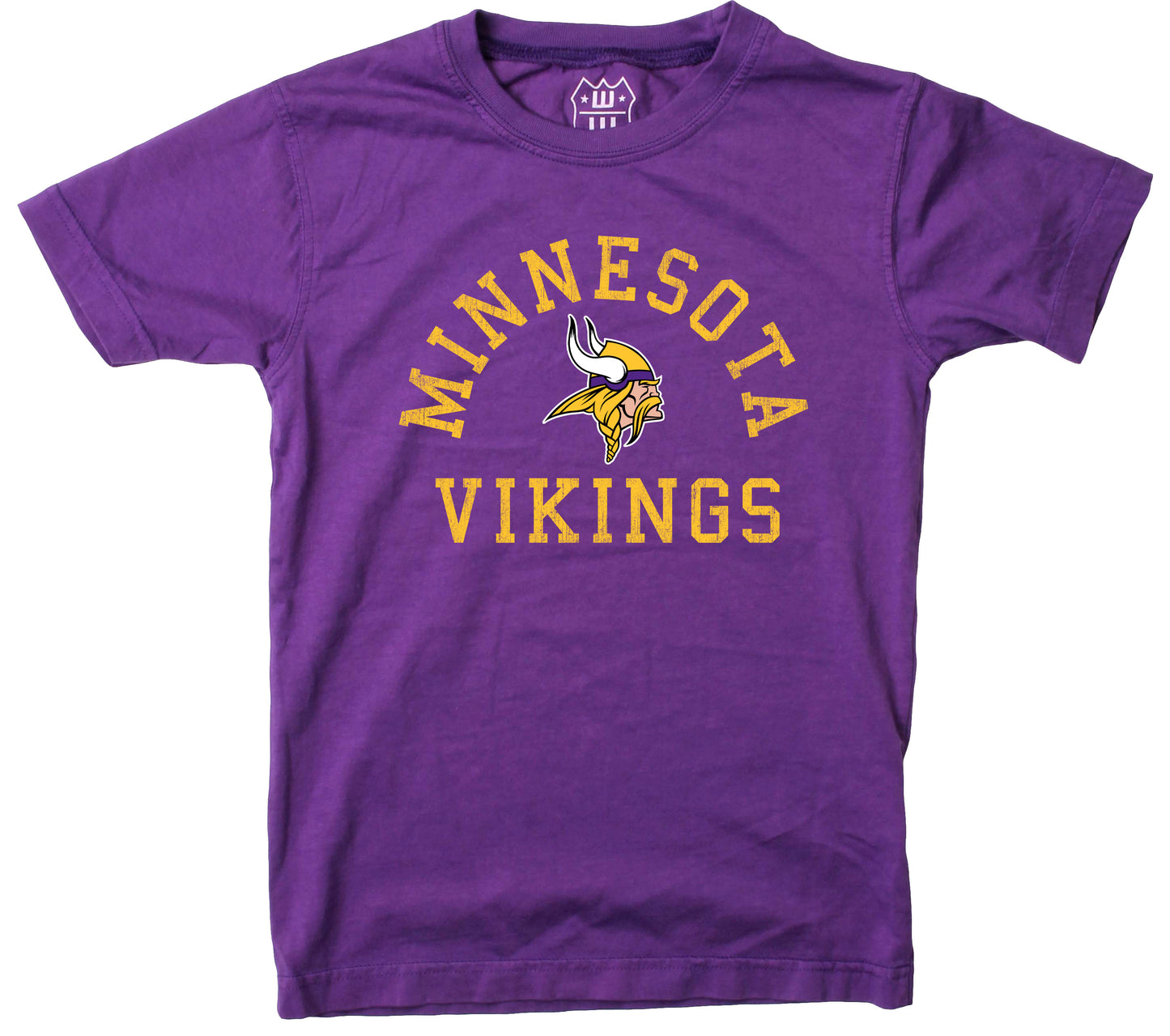 Minnesota Vikings NFL Kids Short Sleeve Organic Cotton Tee Shirt- - Grape