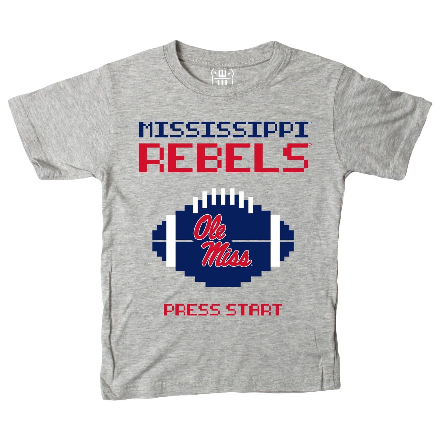 Ole Miss Rebels Youth Boys Press Start Tee