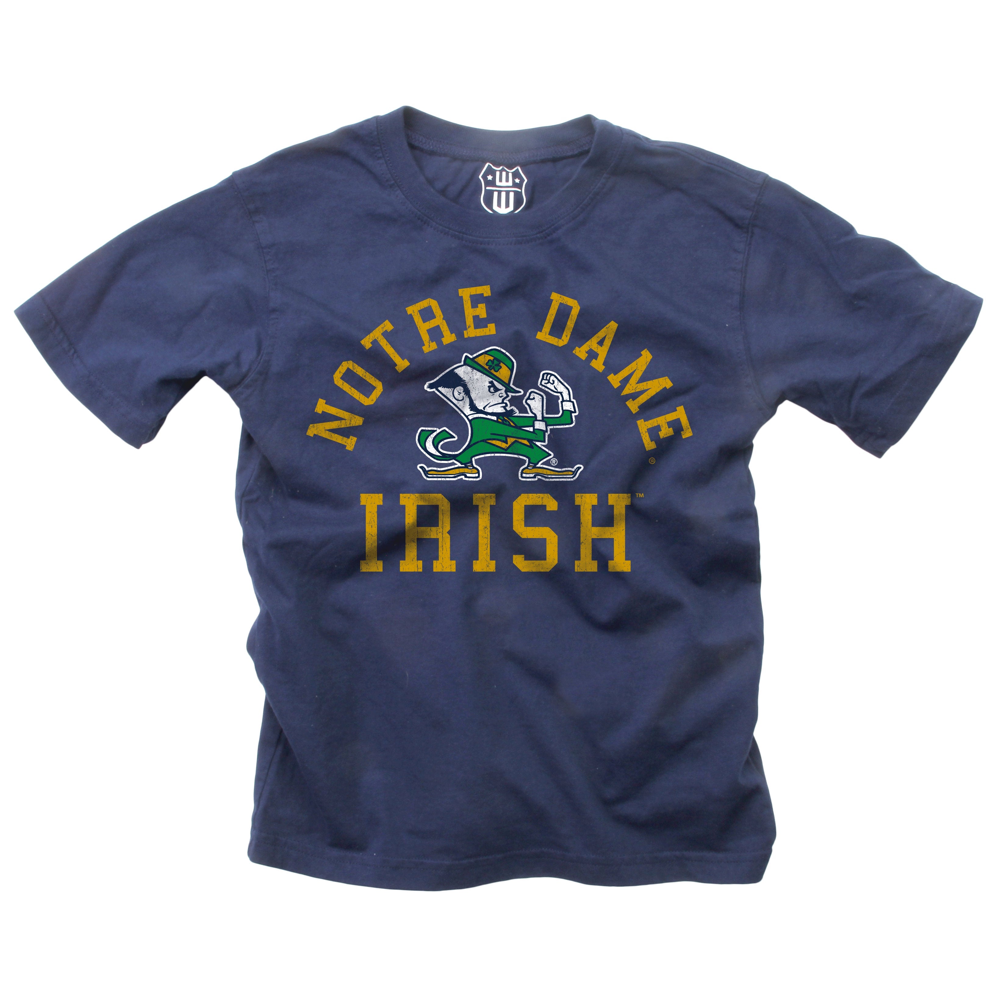 notre dame gear Notre Dame Fighting Irish Youth Boys SS Organic Cotton Tee Shirt L