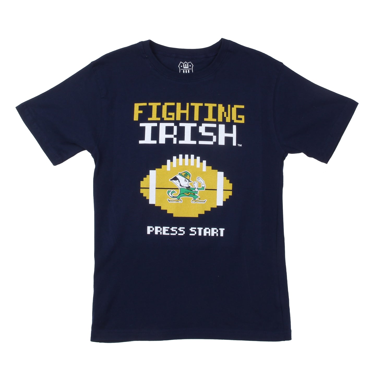 Notre Dame Fighting Irish Youth Press Start Short Sleeve Tee