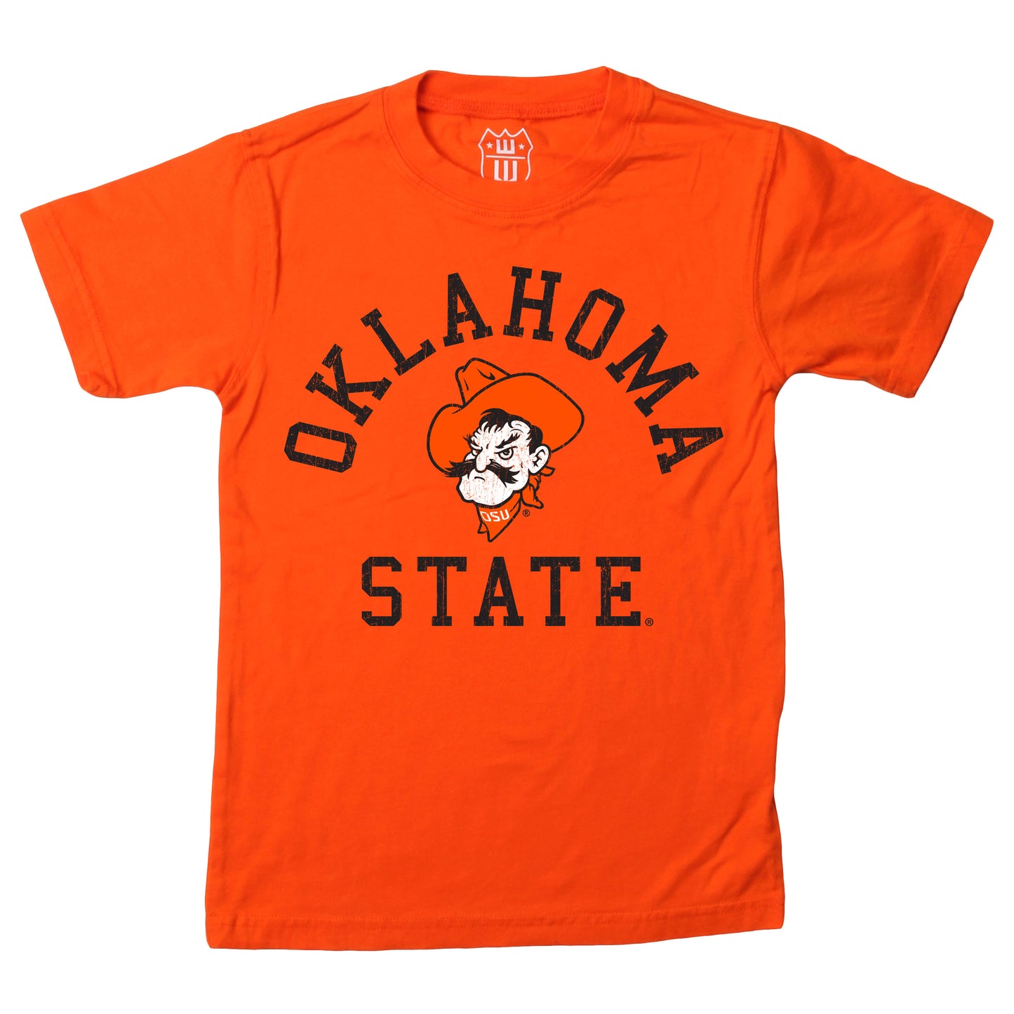 Oklahoma State Cowboys NCAA Kids S/S Organic Cotton Tee Shirt-Orange