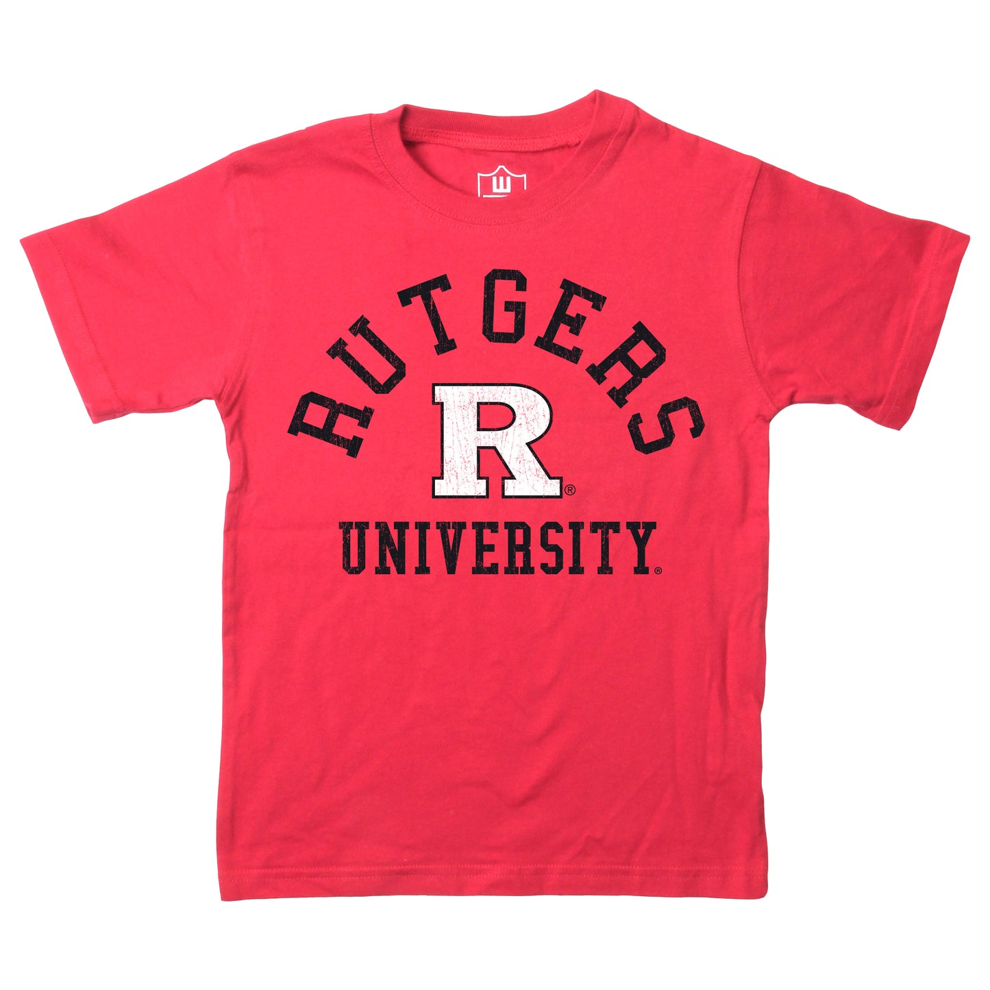 Rutgers Scarlet Knights NCAA Kids S/S Organic Cotton Tee Shirt