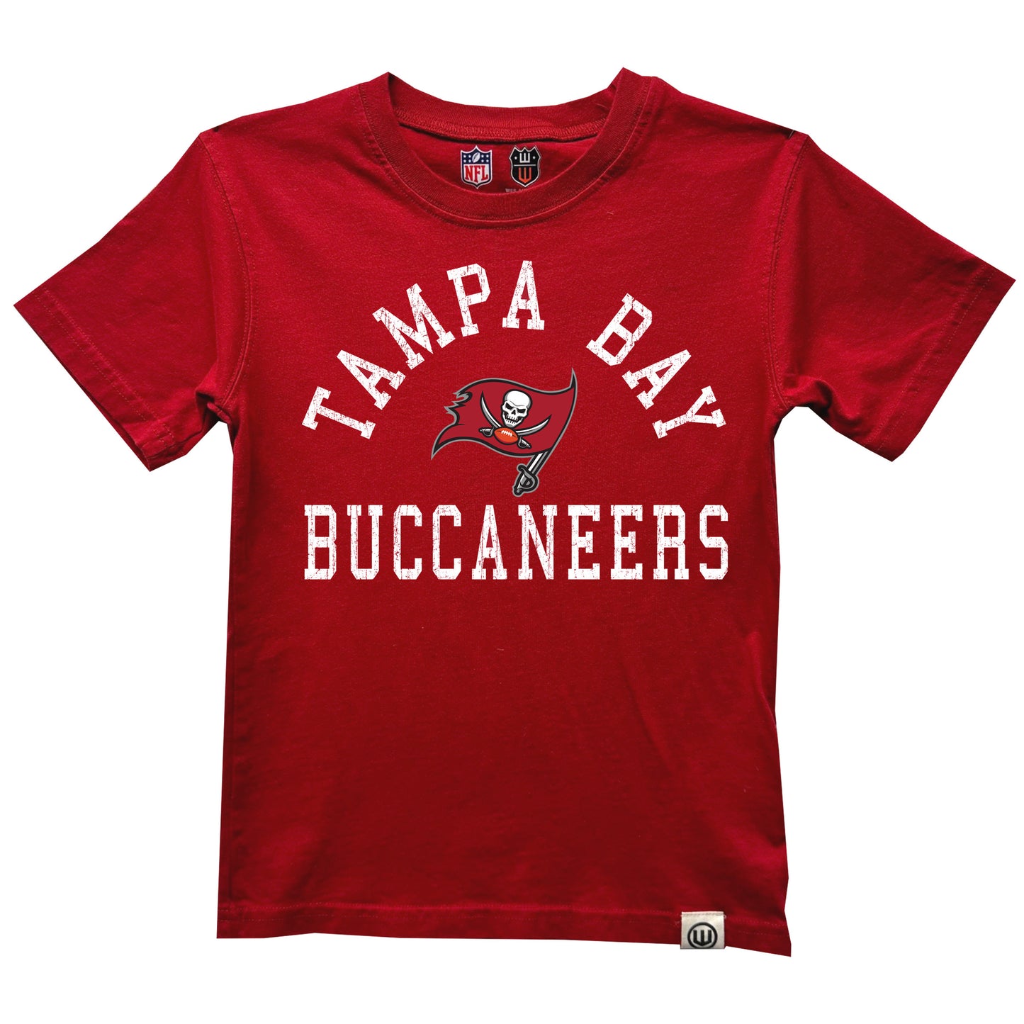 Tampa Bay Buccaneers NFL Youth Boys Organic Cotton Tee-Red