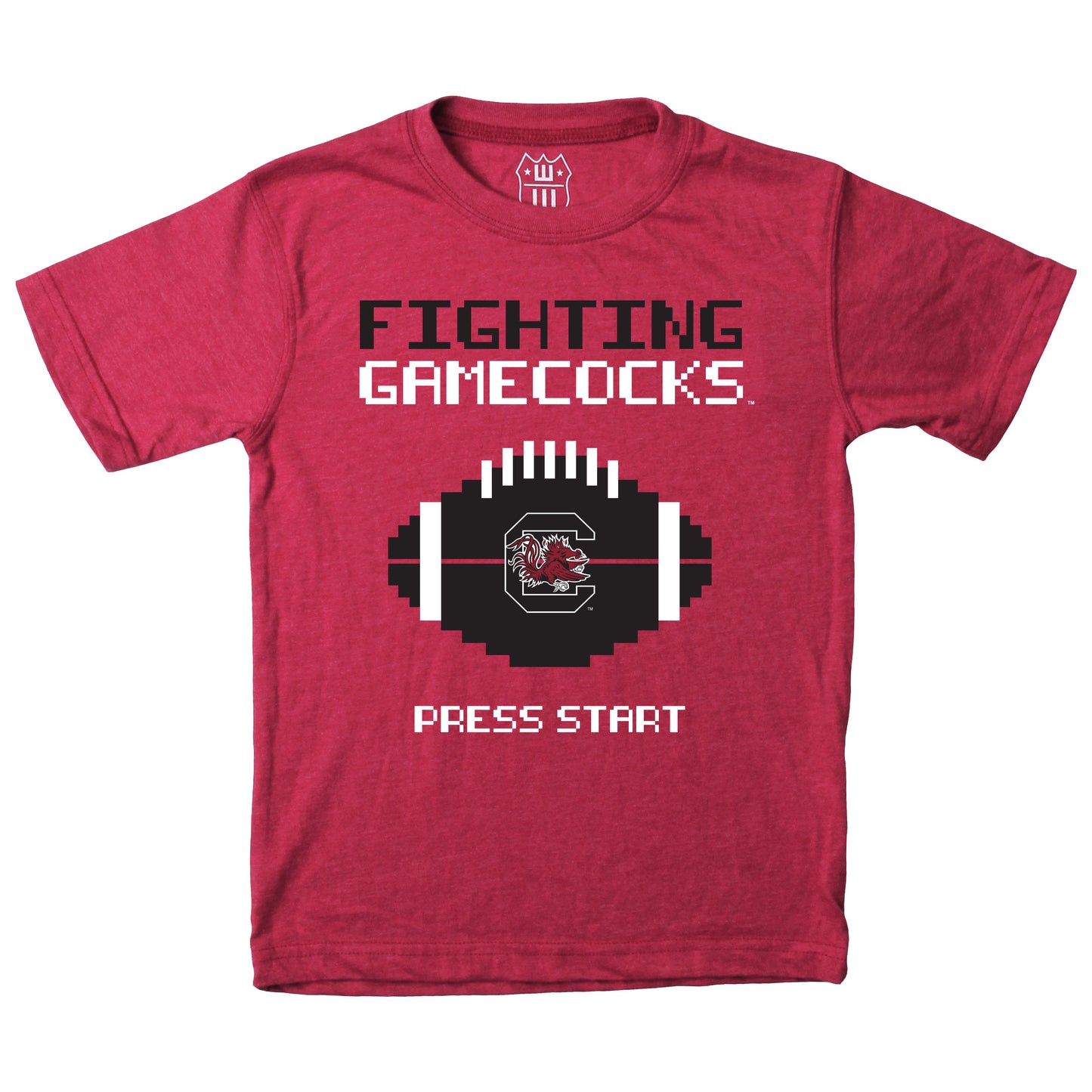 South Carolina Gamecocks Youth Press Start Short Sleeve Tee