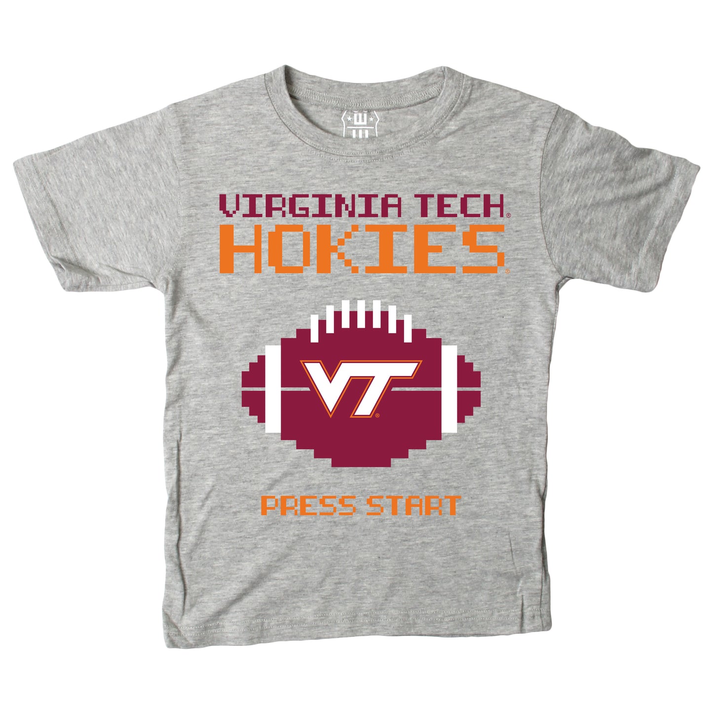Virginia Tech Hokies Youth Press Start Short Sleeve Tee