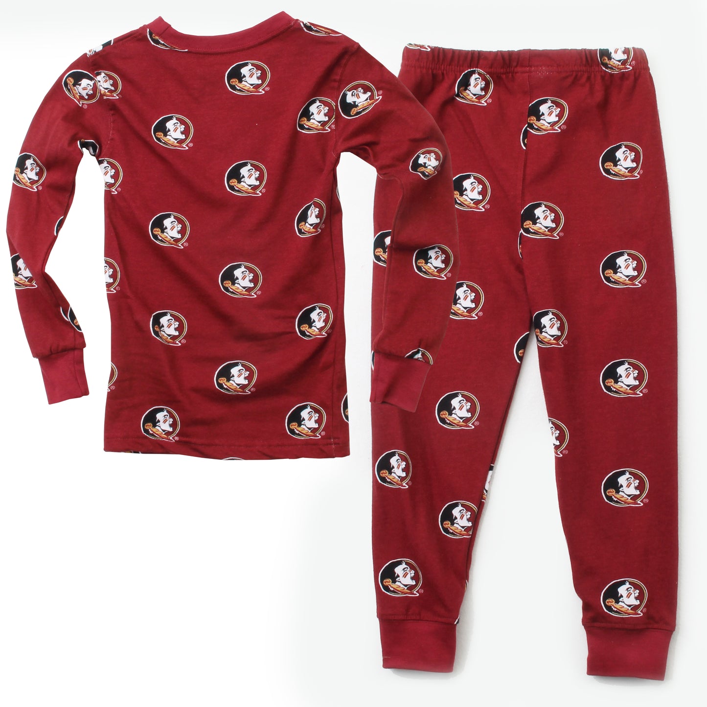 Florida State Seminoles Youth Allover Print LS Pajama