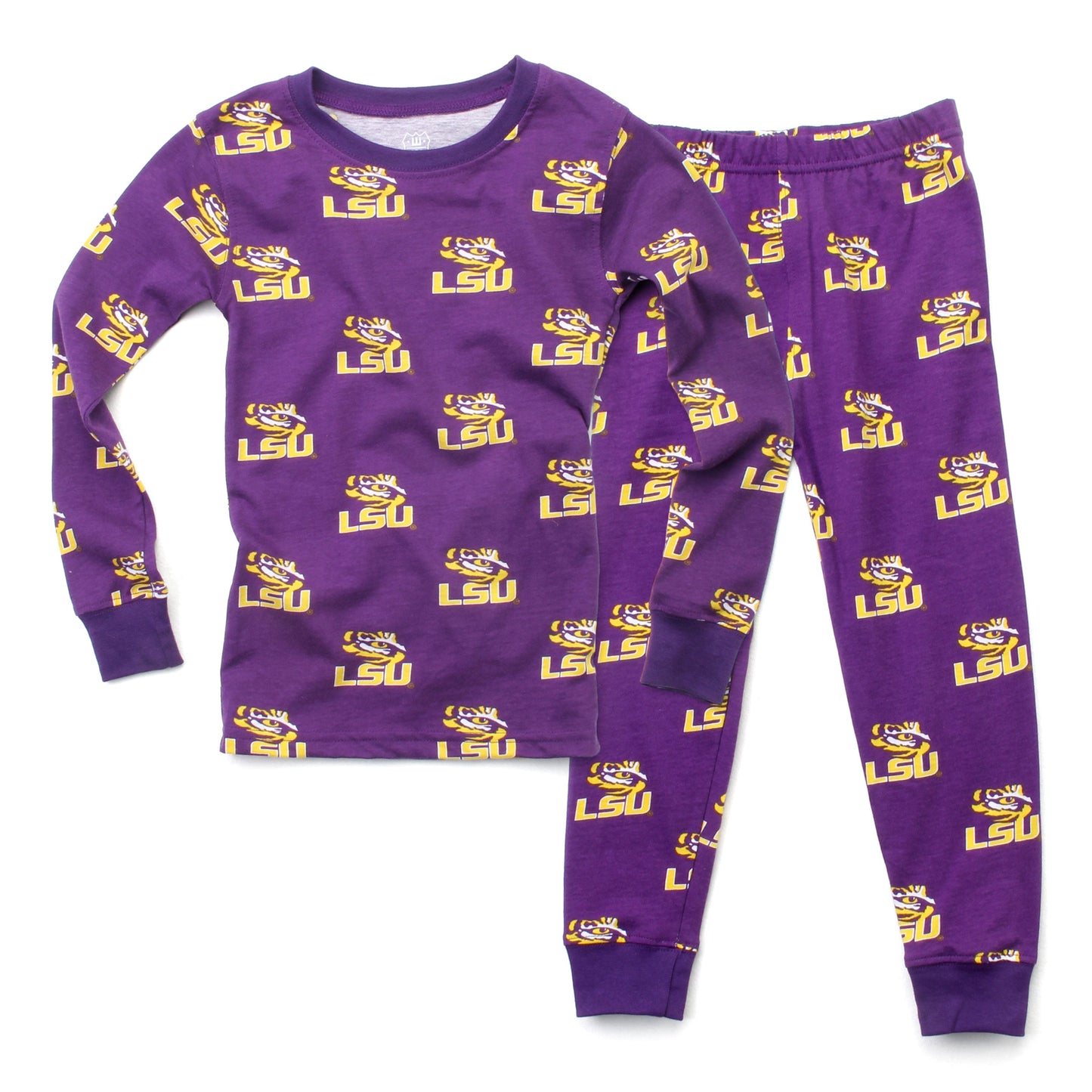LSU Tigers Kids Allover Print Pajama