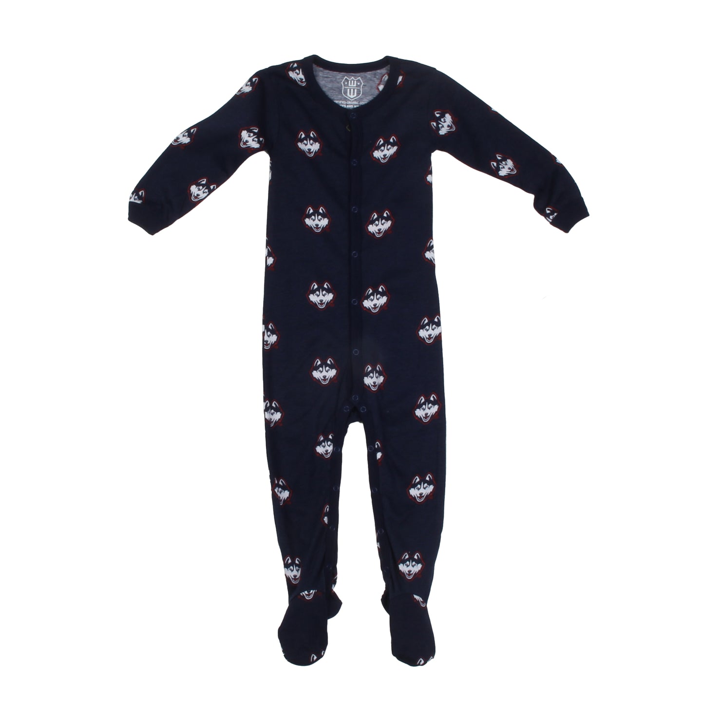 UConn Huskies Infant Footie Pajama