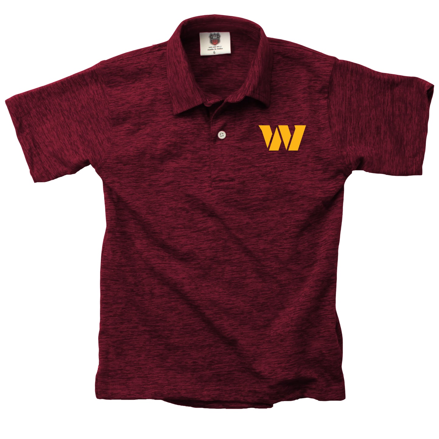 Washington Commanders NFL Youth Boys Short Sleeve Polo Shirt