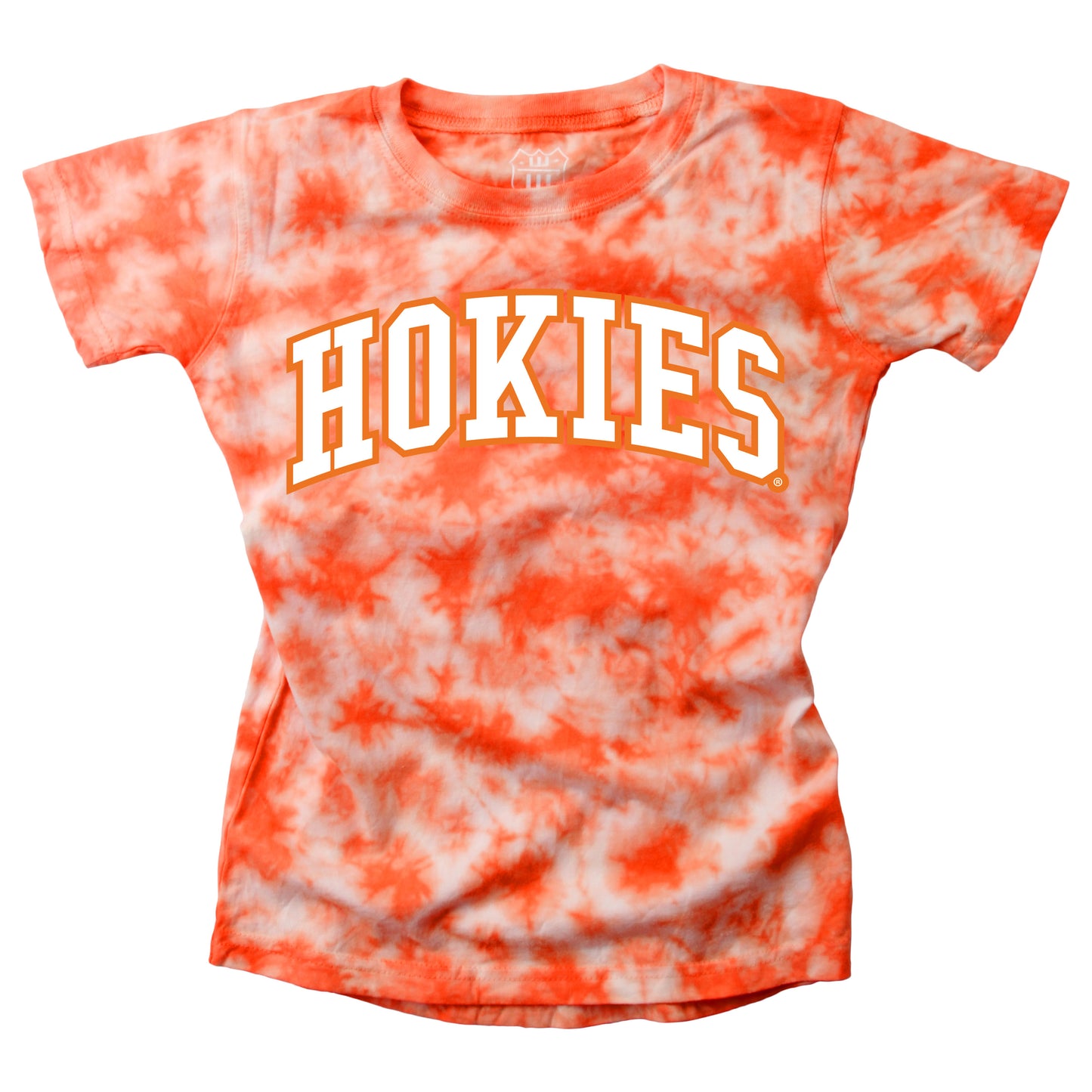 Virginia Tech Hokies Youth Girls SS School Tie Dye Tee
